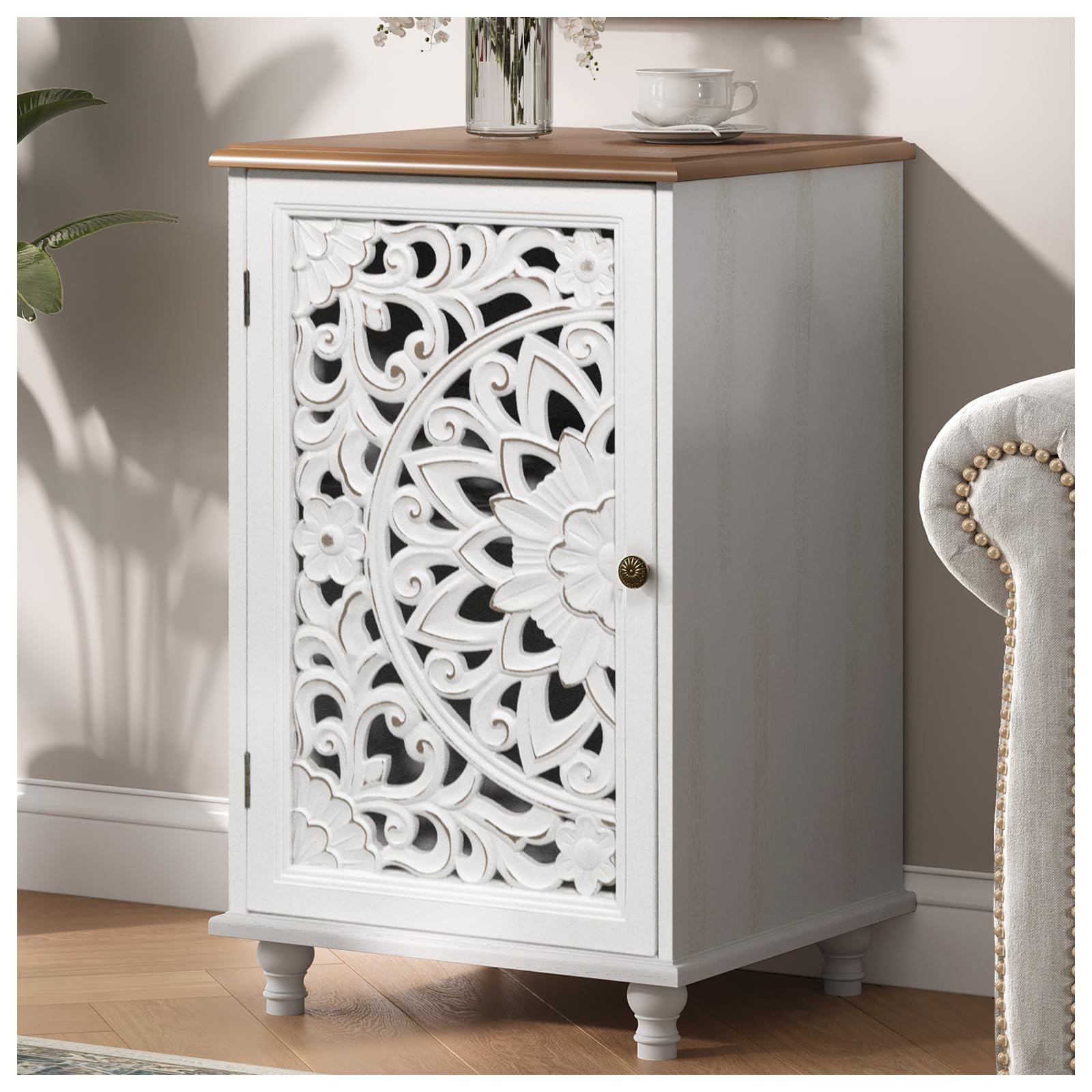 JOINICE Small Accent Storage Cabinet