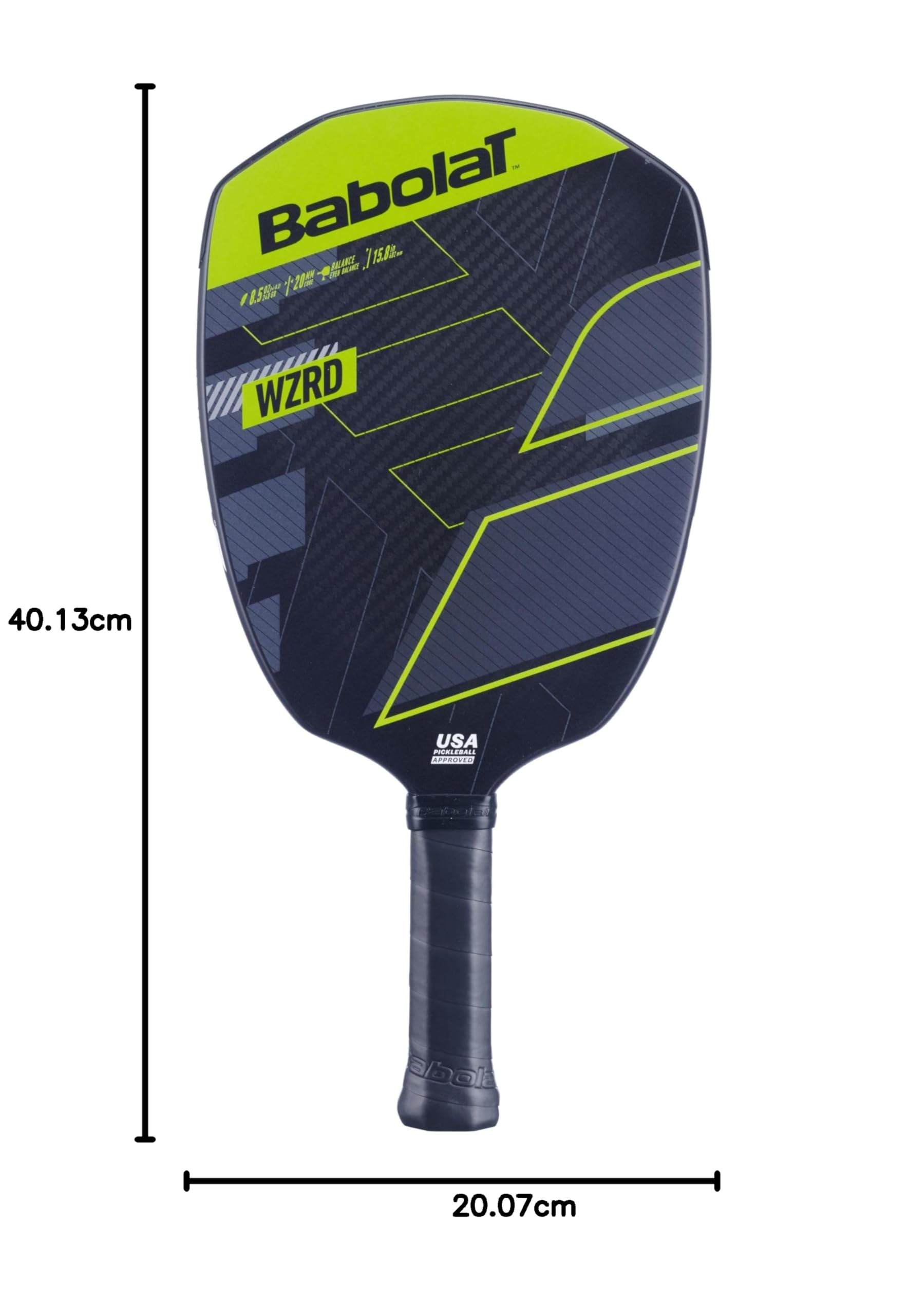 バボラ　ピックルボールパドル　Babolat　WZRD ラケット Amazon.co.jp: Babolat WZRD ピックルボールパドル (ブラック/グリーン