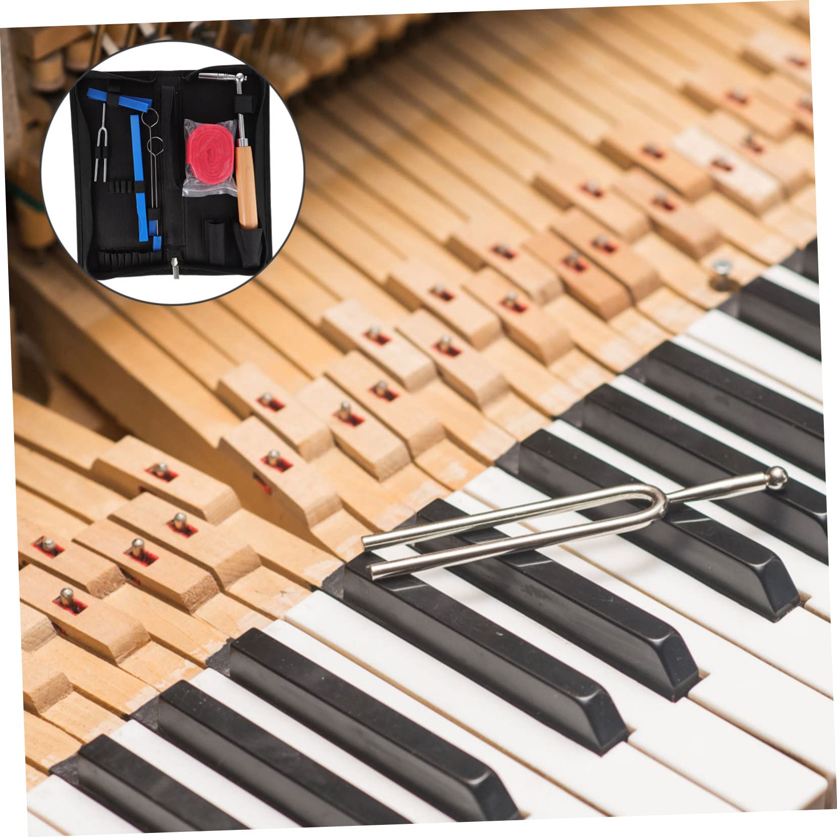 ibasenice 1juego De De Afinación De Piano Amortiguadores y Cinta De Accesorios De Reparación De Instrumentos