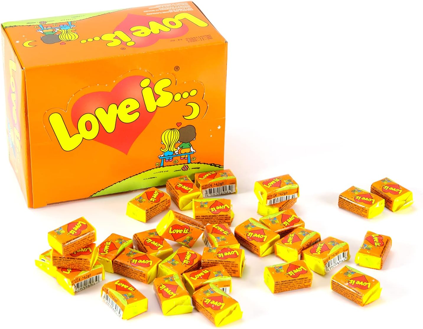 Bubble gum Love Is (Orange-Pineapple)