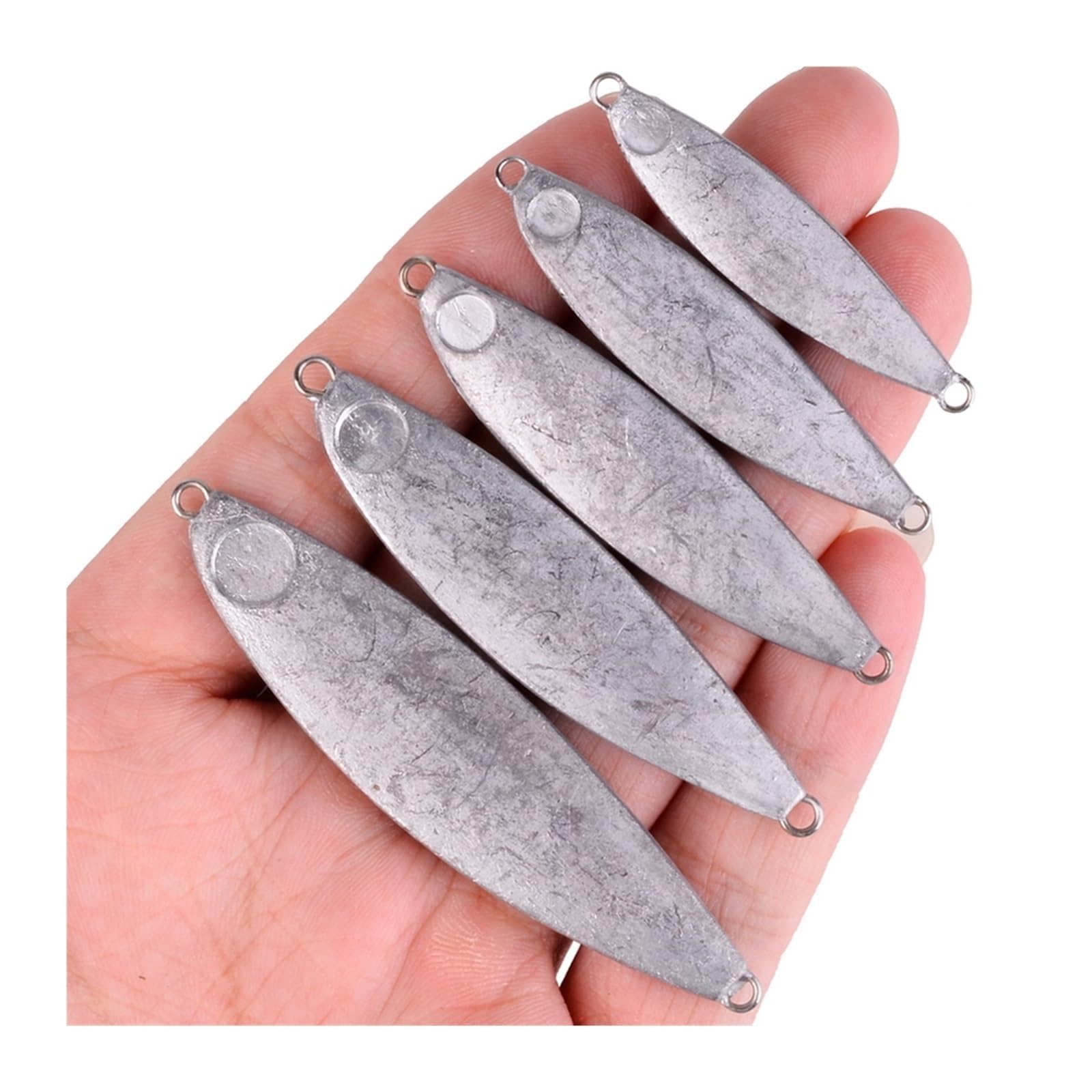 INEOUT 20 Piezas En Blanco Micro Metal Jig Shore Casting Jigging Señuelo Sin Pintar 7g-30g Cuchara Señuelos Agua Salada Pesca Jigs Cebo Artificial Aparejos