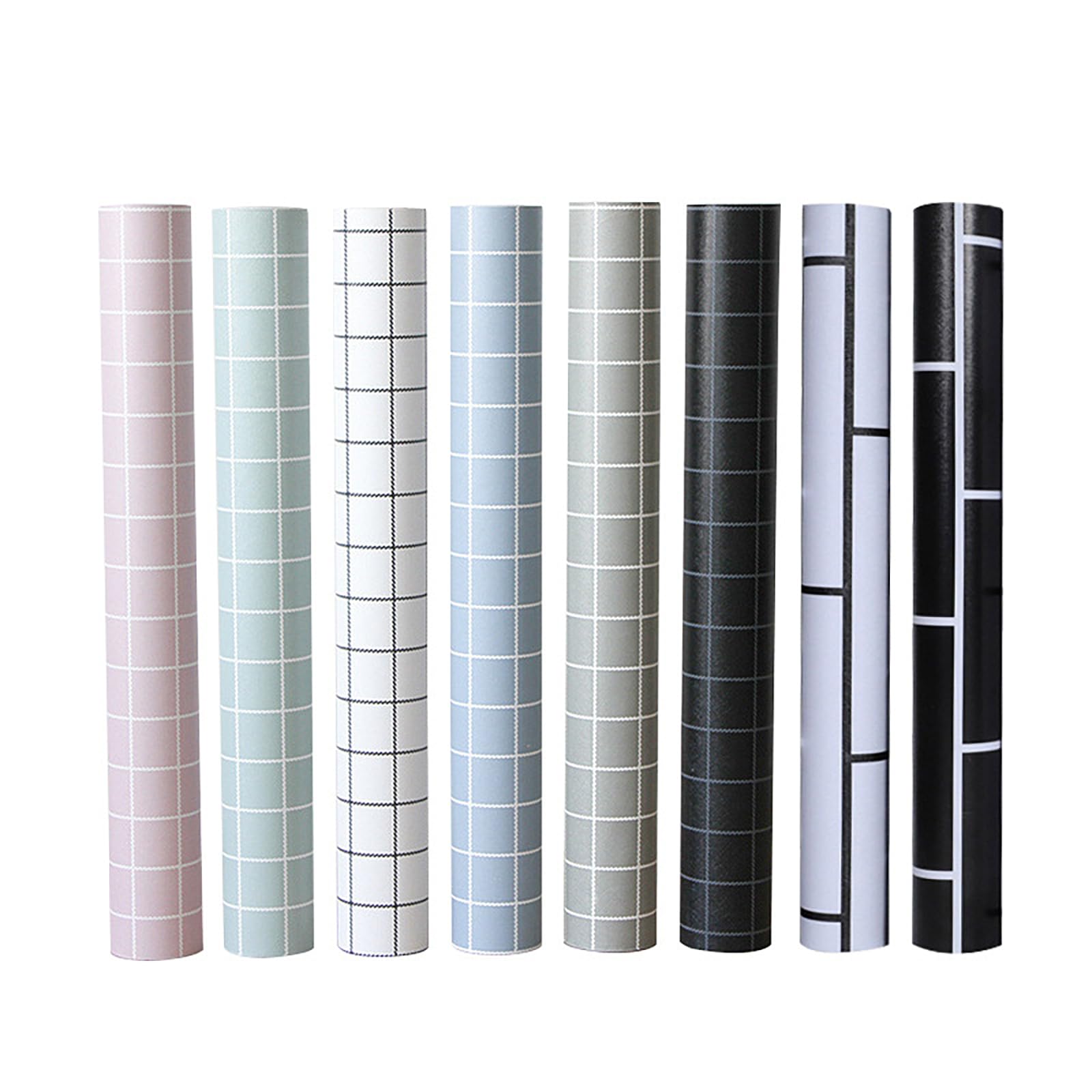 Rouleau papier contact motif quadrillé de qualité supérieure vinyle autocollant pour armoire