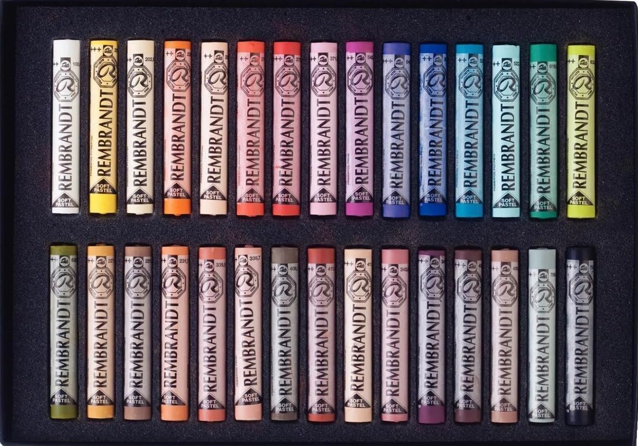 Rembrandt Set di Pastello Secco Colori Ritratto 30 Pezzi e 1 Carta
