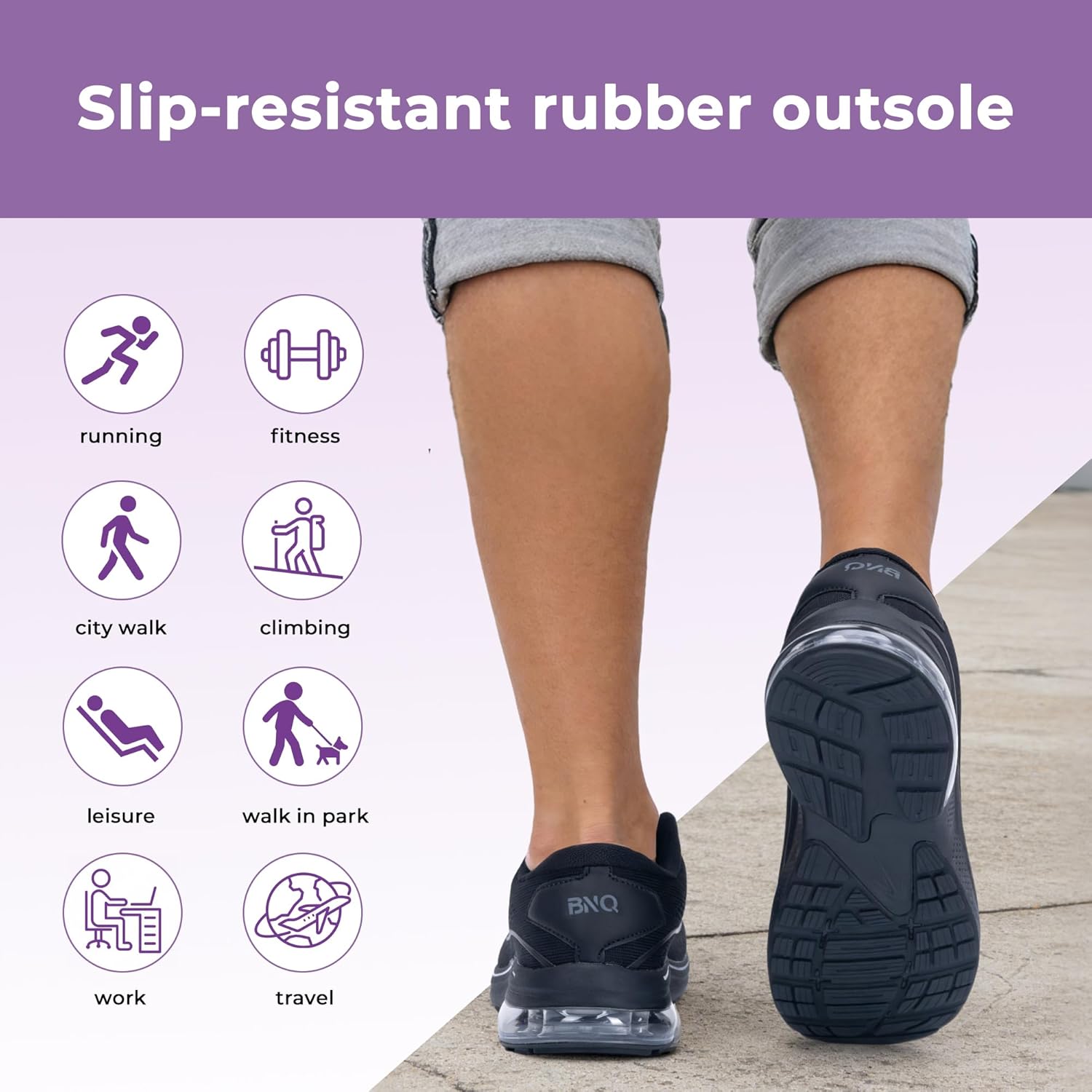 Women's Wide Toe Box Running Shoes, Arch Support Zero Drop Sneakers, Orthotic Shoes for Plantar Fasciitis & Foot Heel Pain Relief US Size 6-11 - Image 6