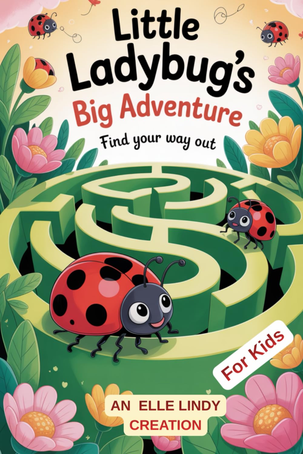 Little Ladybug’s Big Adventure: 100 Fun Find your way out Maze Puzzles for Kids