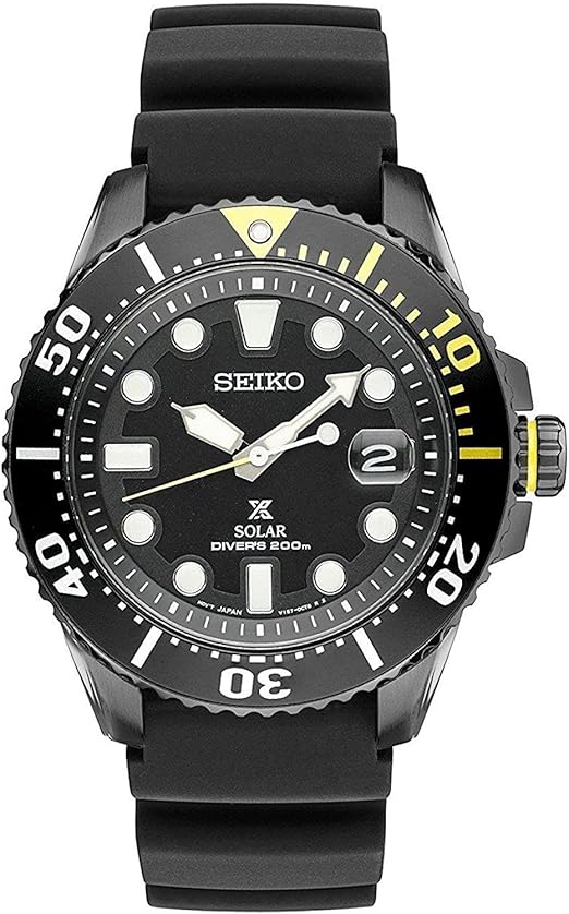 Amazon.com: Reloj Seiko Prospex Solar Diver´s SNE441P1 Hombre 656.2 ft  Resistente al Agua : Ropa, Zapatos y Joyería