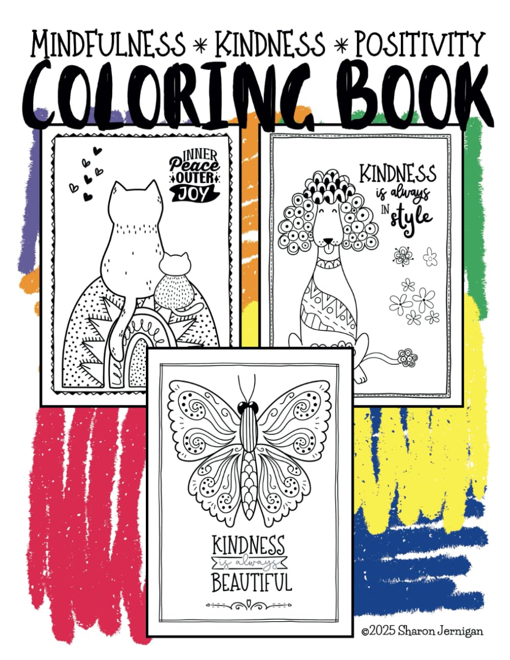 Mindfulness Coloring Book with Kindness and Positive Quotes for Kids ages 6-12