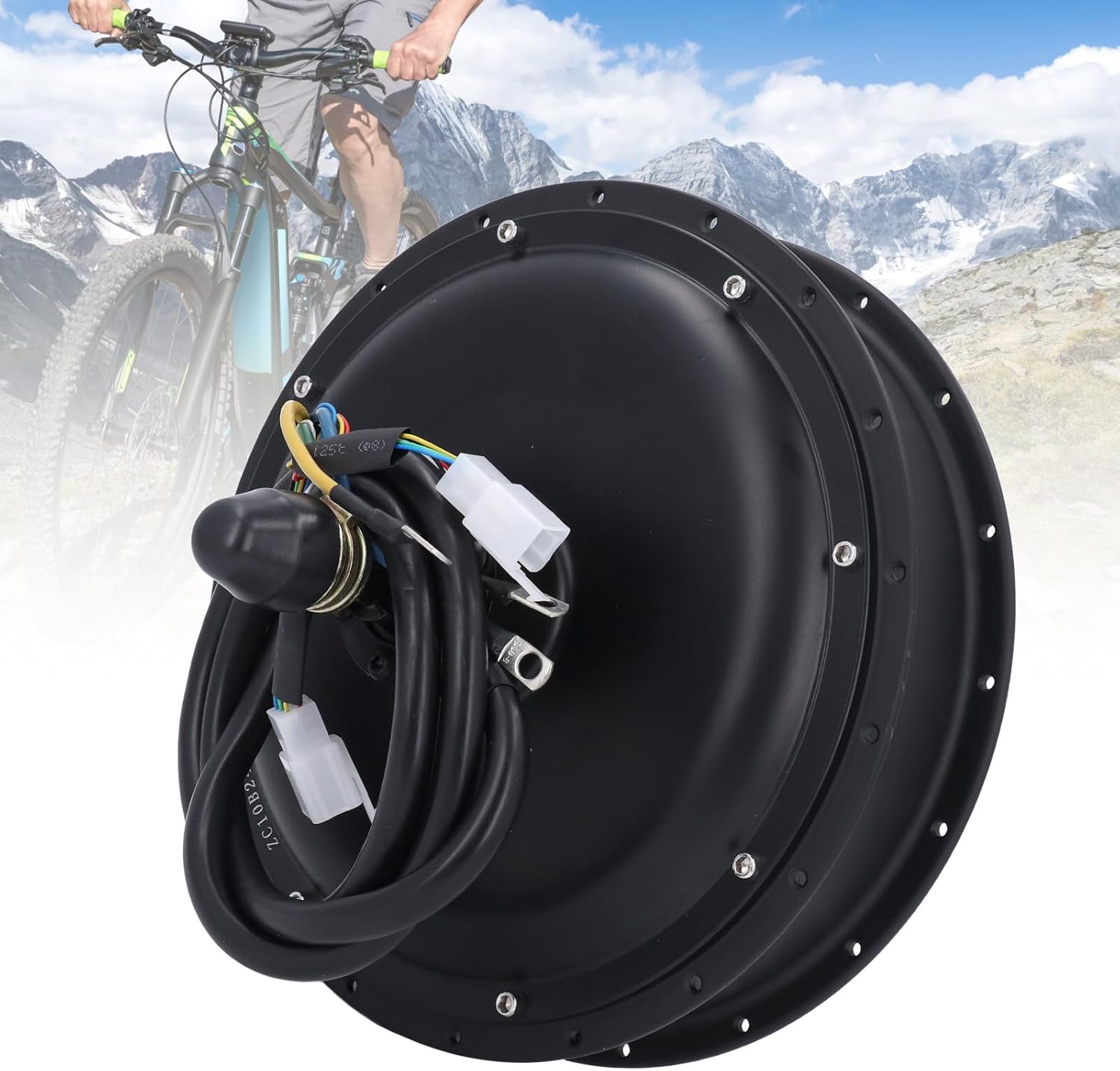 5000W 72V 170mm Electric Cycle Hub Motor, Aluminum Alloy Wheel Hub Motor Water Rear Drive Motor for Electric Scooter Cycle