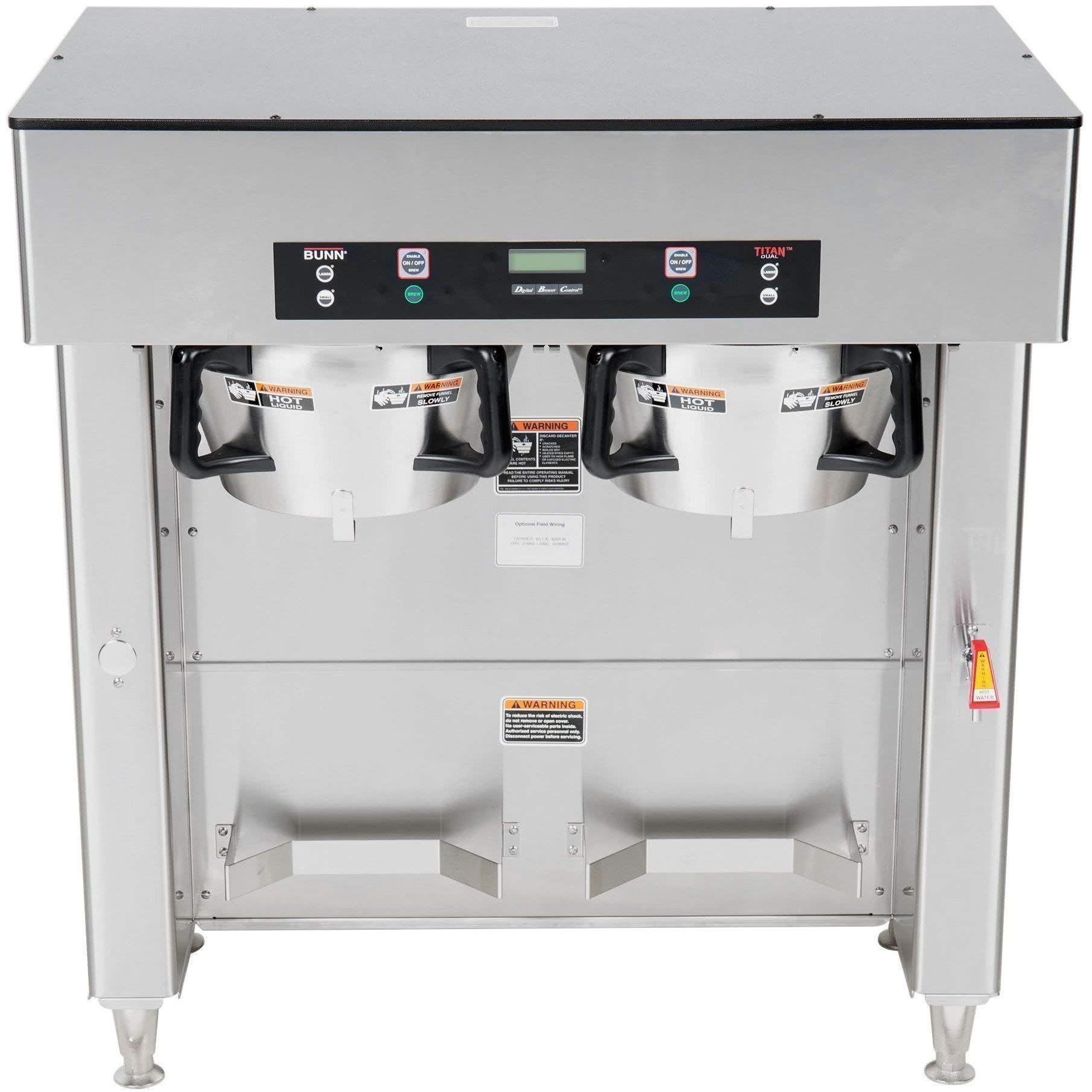 BUNN Titan Dual Dual Coffee Brewer 34 3 gal hr