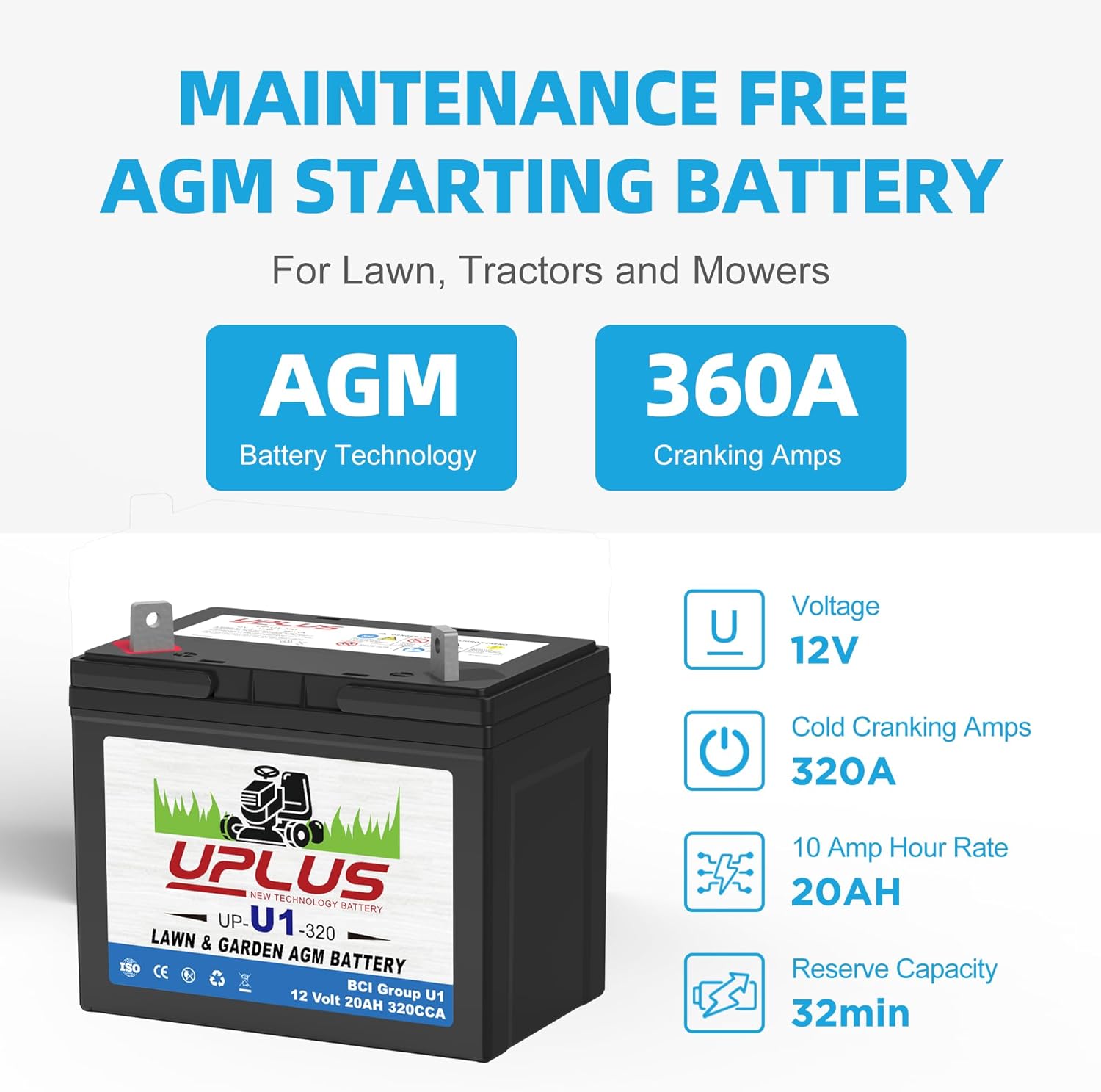 UPLUS U1 Battery Specifications