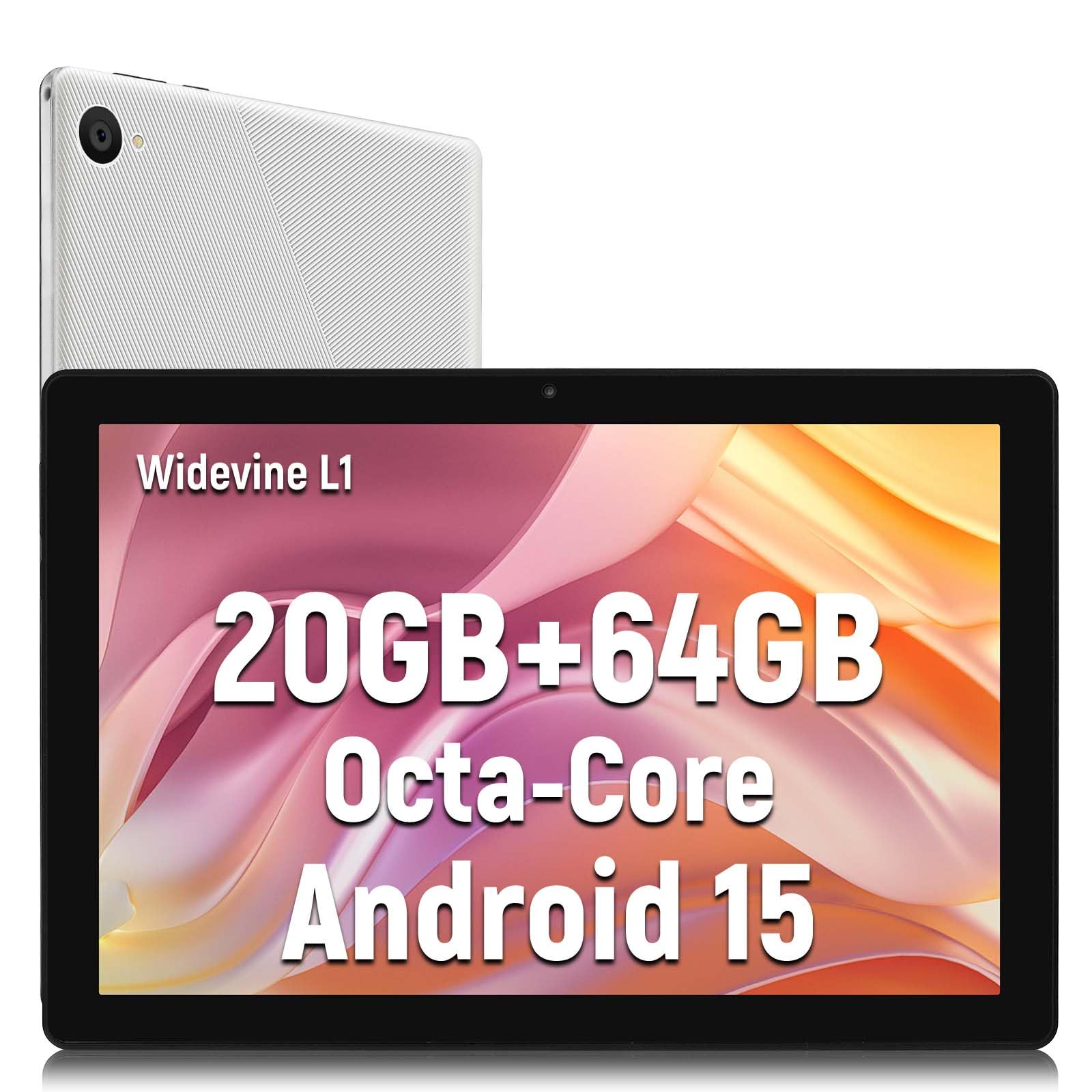 10インチ タブレット android 15 20GB+64GB+1TB拡張 タブレット 10インチ Android 15 Wi-Fiモデル20GB+64GB+1TB拡張