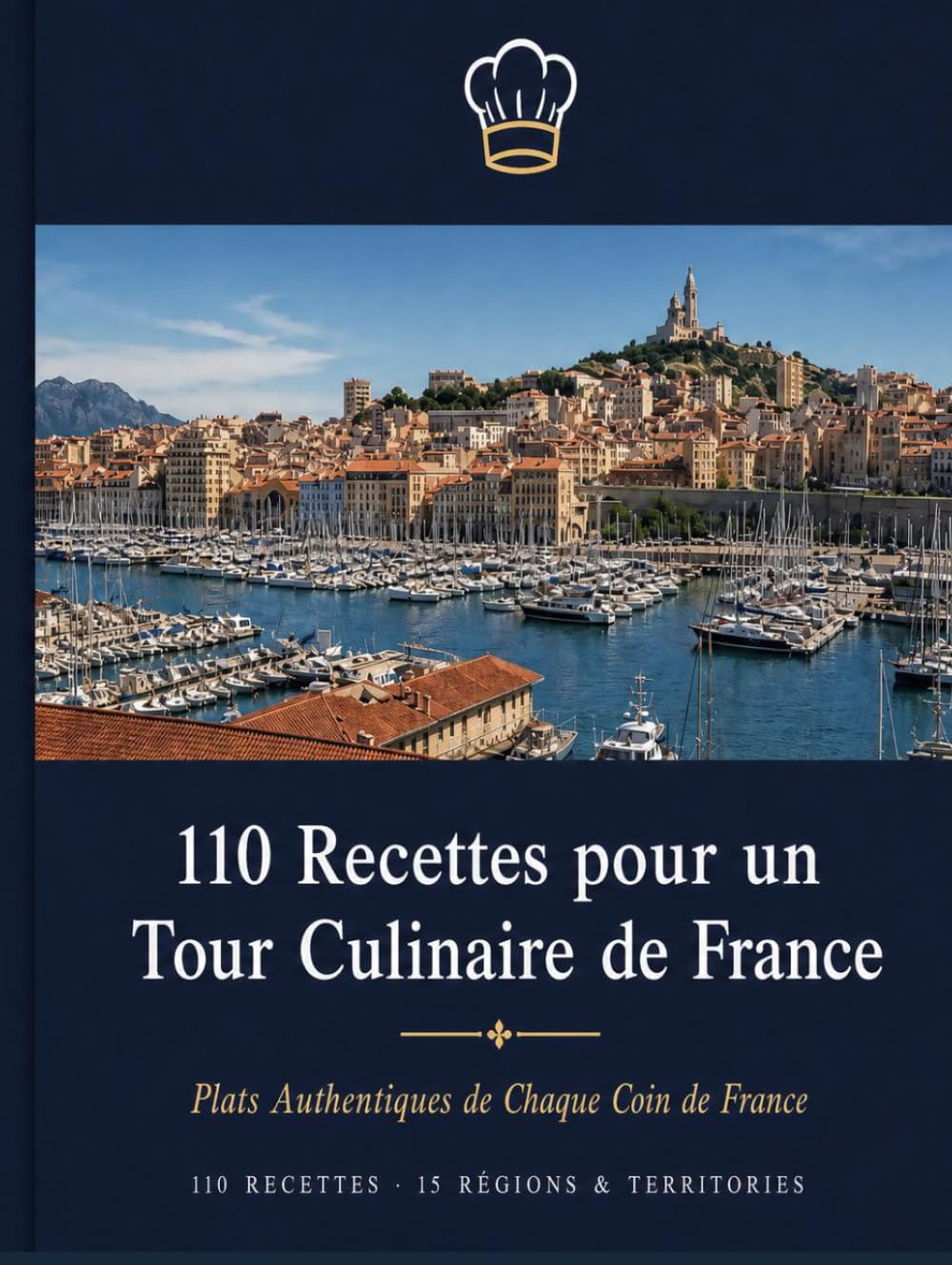 110 Recettes pour un Tour Culinaire de France: Plats Authentiques de Chaque Coin de France | 15 Régions & Territoires