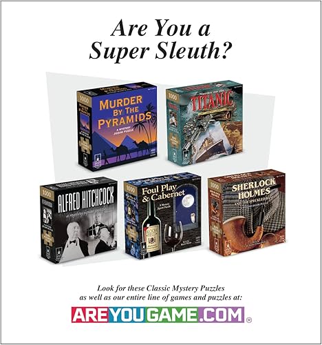 Miniatura 5 de Murder Mystery Party | Rompecabezas clásico de misterio, Muerte en el expreso de Estambul, rompecabezas de 1000 piezas, naranja