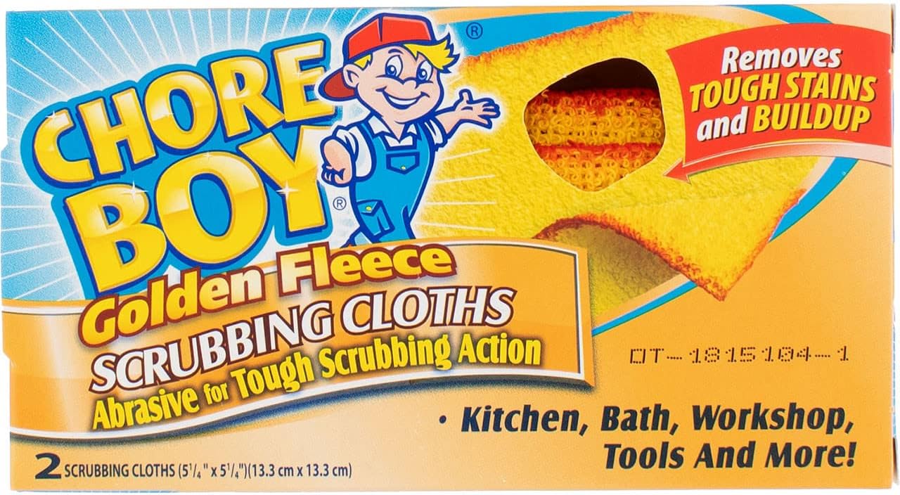 Golden Fleece Scrubbing Cloth, 2 ct-2 pk