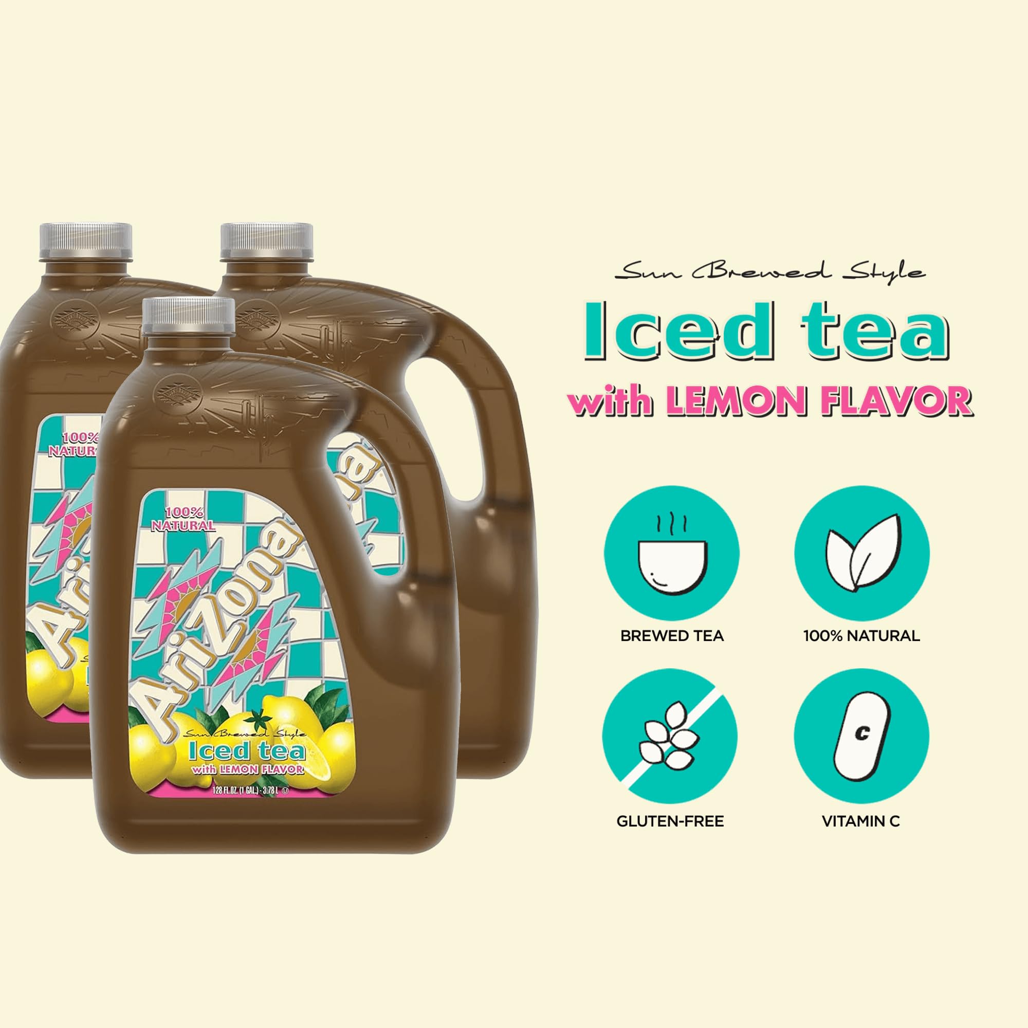 Arizona, Iced Tea, Lemon : Amazon.ca: Grocery & Gourmet Food