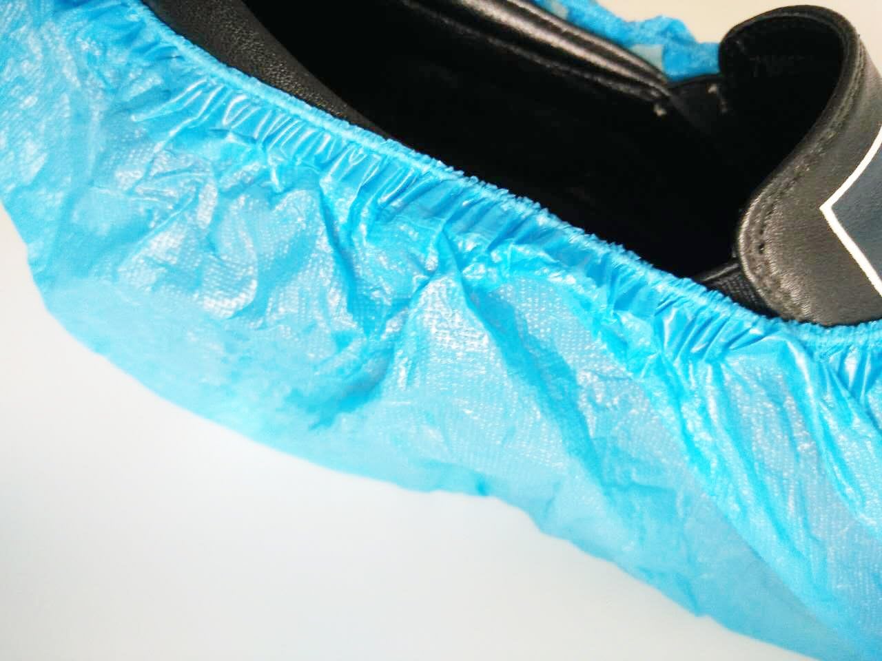 Blue CPE Disposable ShoeBoot Covers (100 Pack) 2.5g