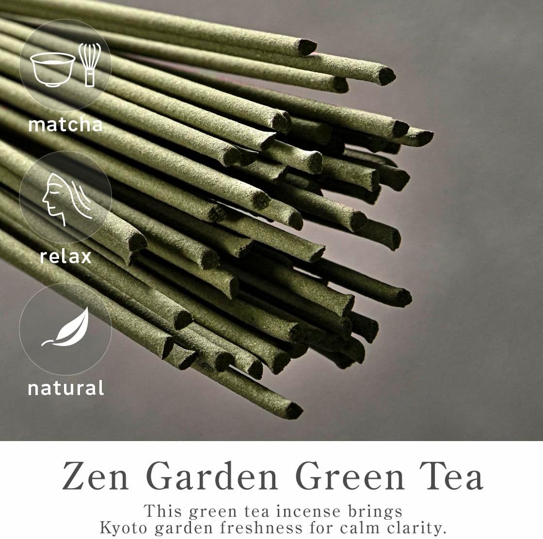 Kyoto Green Tea Incense Sticks - Japanese Temple Aroma, Ideal for Relaxation & Meditation, Approx. 60 Sticks (0.044 Pounds) - Premium Quality Incense for Spiritual & Home Use Nagomikobo - Image 5