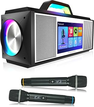 480W Smart Karaoke Machine for Adults with Screen Lyrics Display HDMI to TV