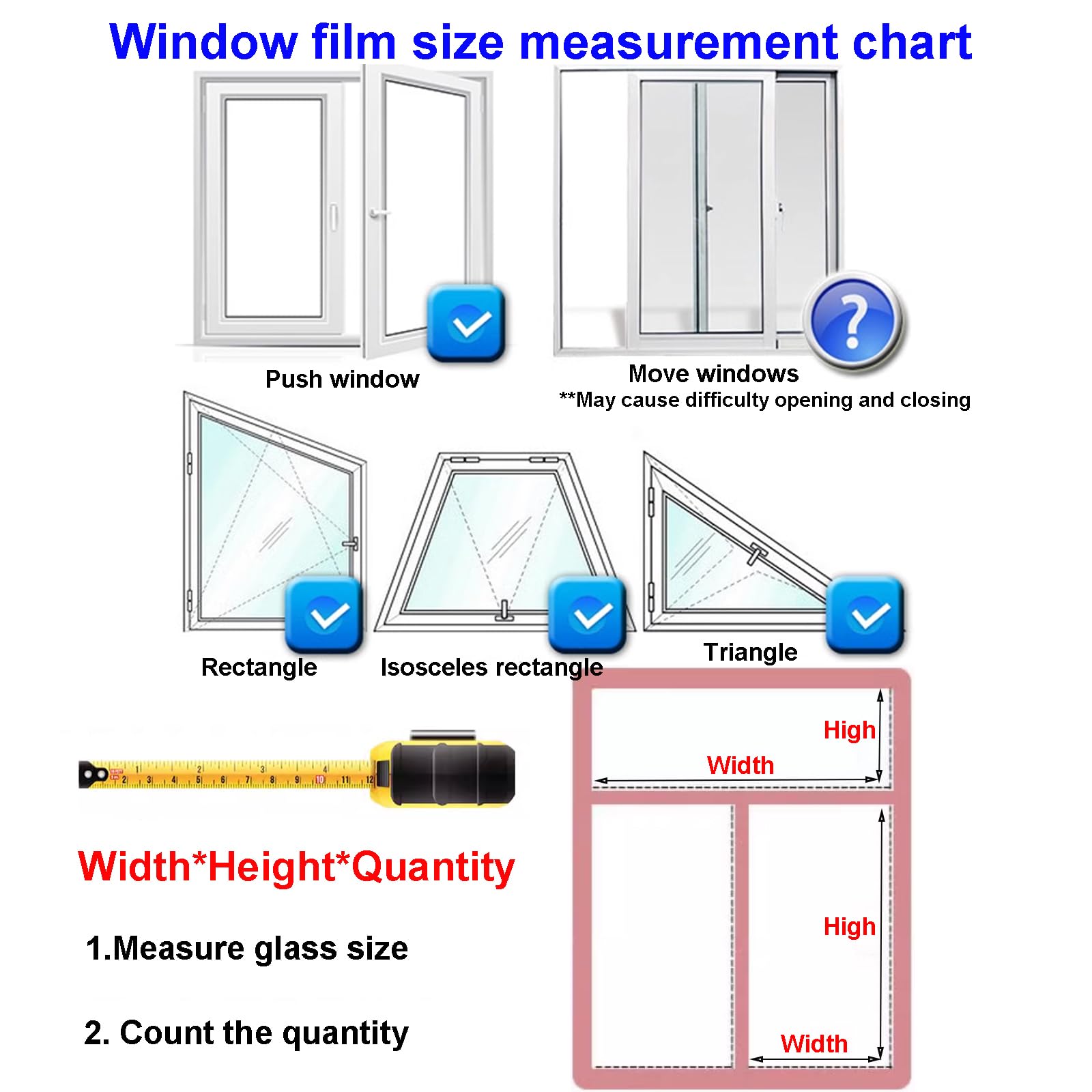 Película De Protección Solar para Ventanas,Película Aislante De Papel De Aluminio De 6mm,Película De Privacidad Opaca,para Protección Solar Y Aislamiento del Dormitorio (100x190cm/39x75in)