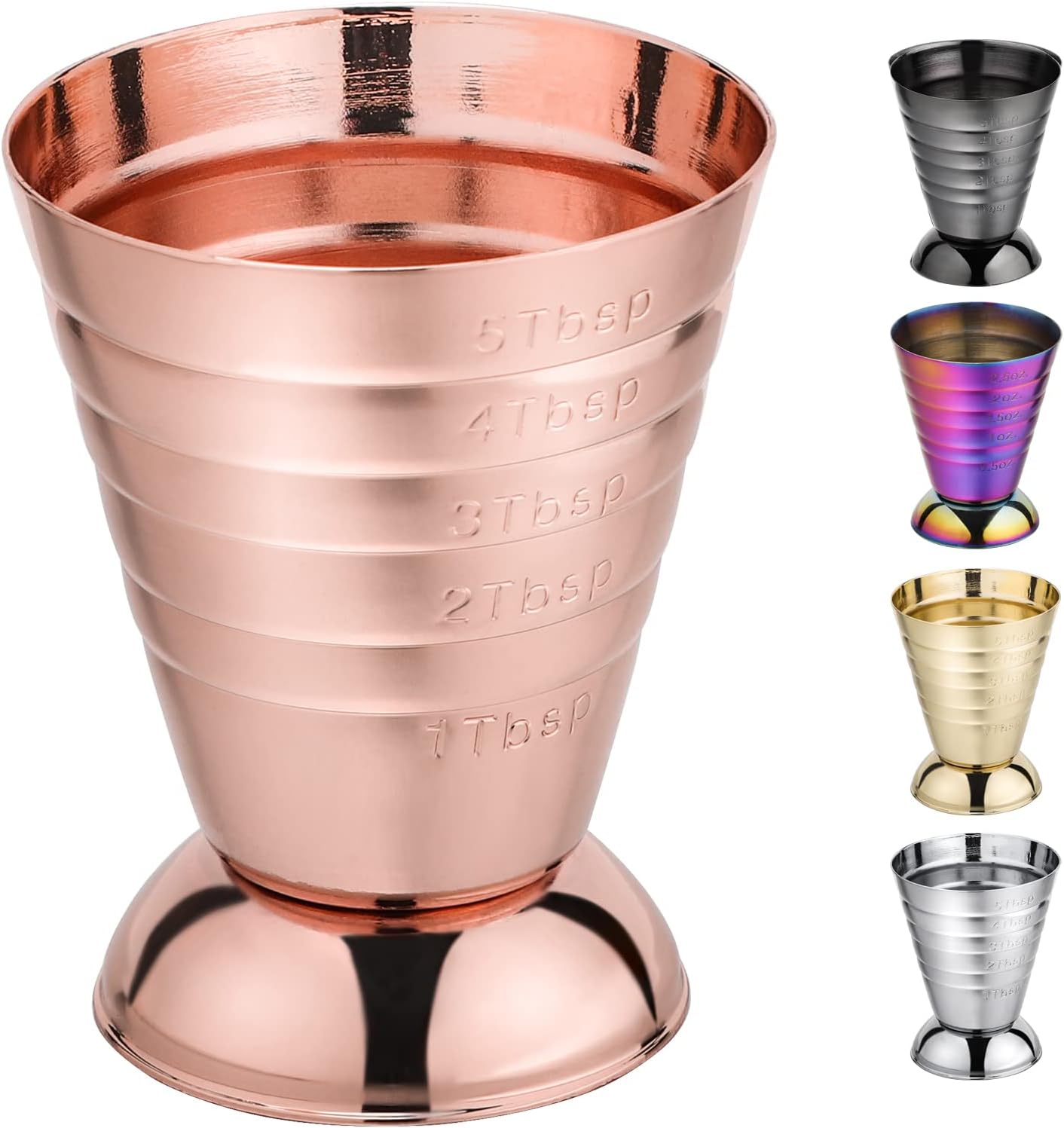 Measuring Cup 2.5oz/5Tbsp/75ml,Jigger 2.5oz/5Tbsp/75ml