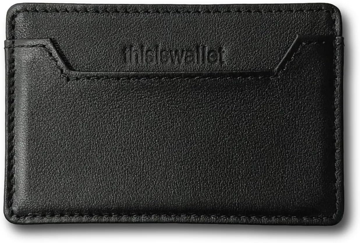 Minimalist Wallet for Men & Women – Ultra Slim Credit Card Holder Small Front Pocket Wallet – Compact, Thin, Lightweight Design