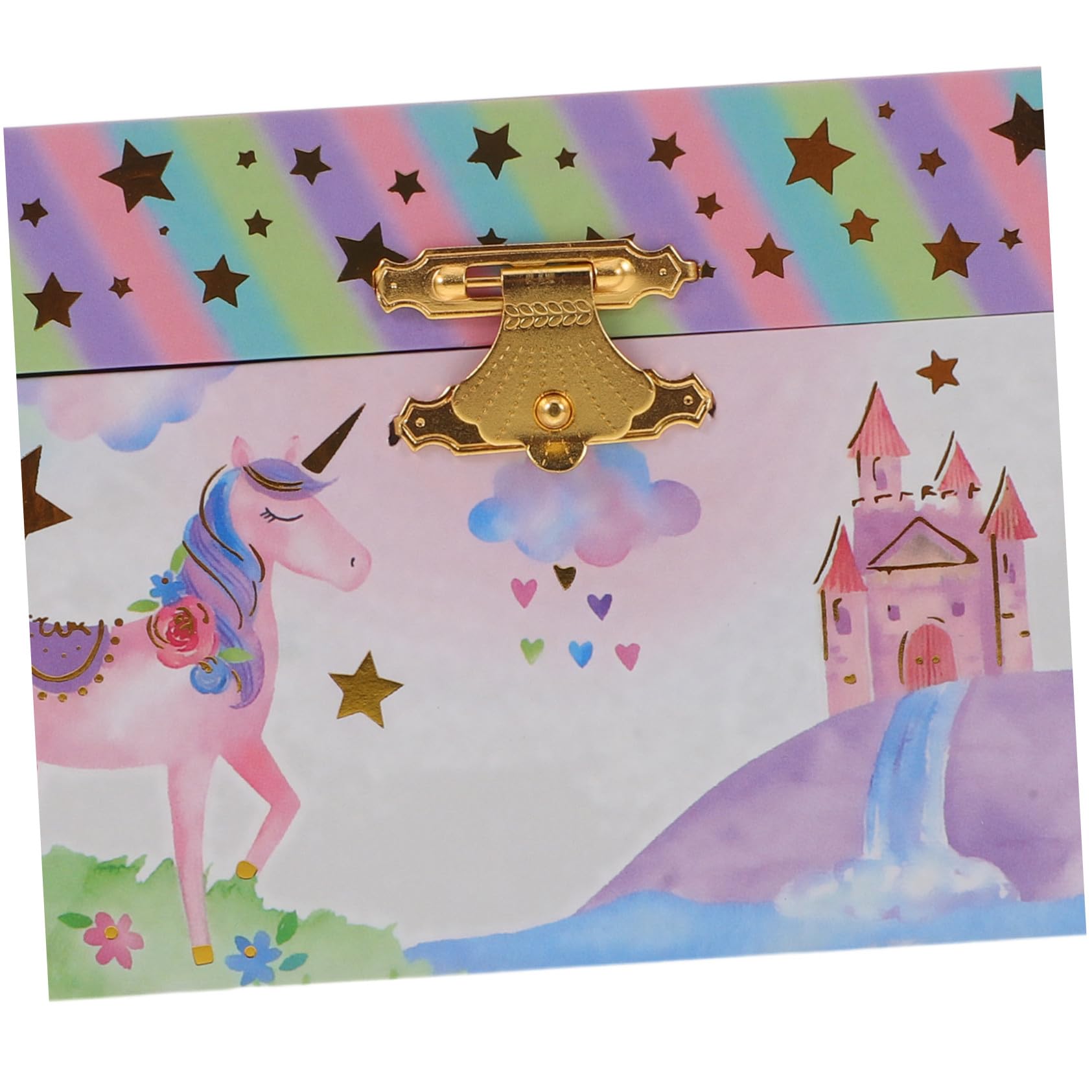 Caja de Música Unicornio para Niña Joyero Musical de Madera con Almacenamiento Versátil y Diseño Encantador Adecuado para Cumpleaños y Regalos