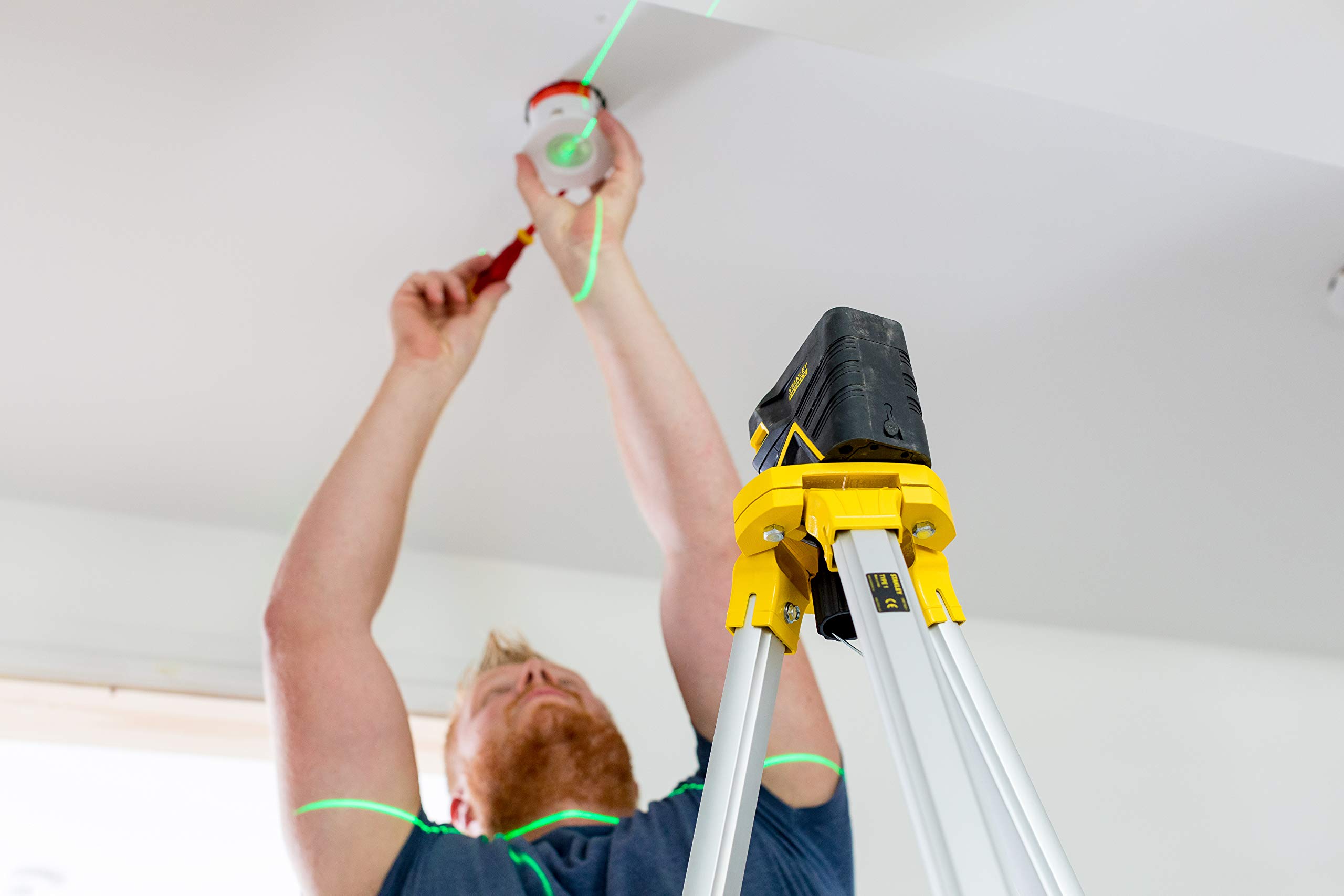STANLEY FATMAX ‎FMHT77597-1 LIVELLA LASER A CROCE + 2 PUNTI FATMAX® SCGi-P2 - RAGGIO VERDE