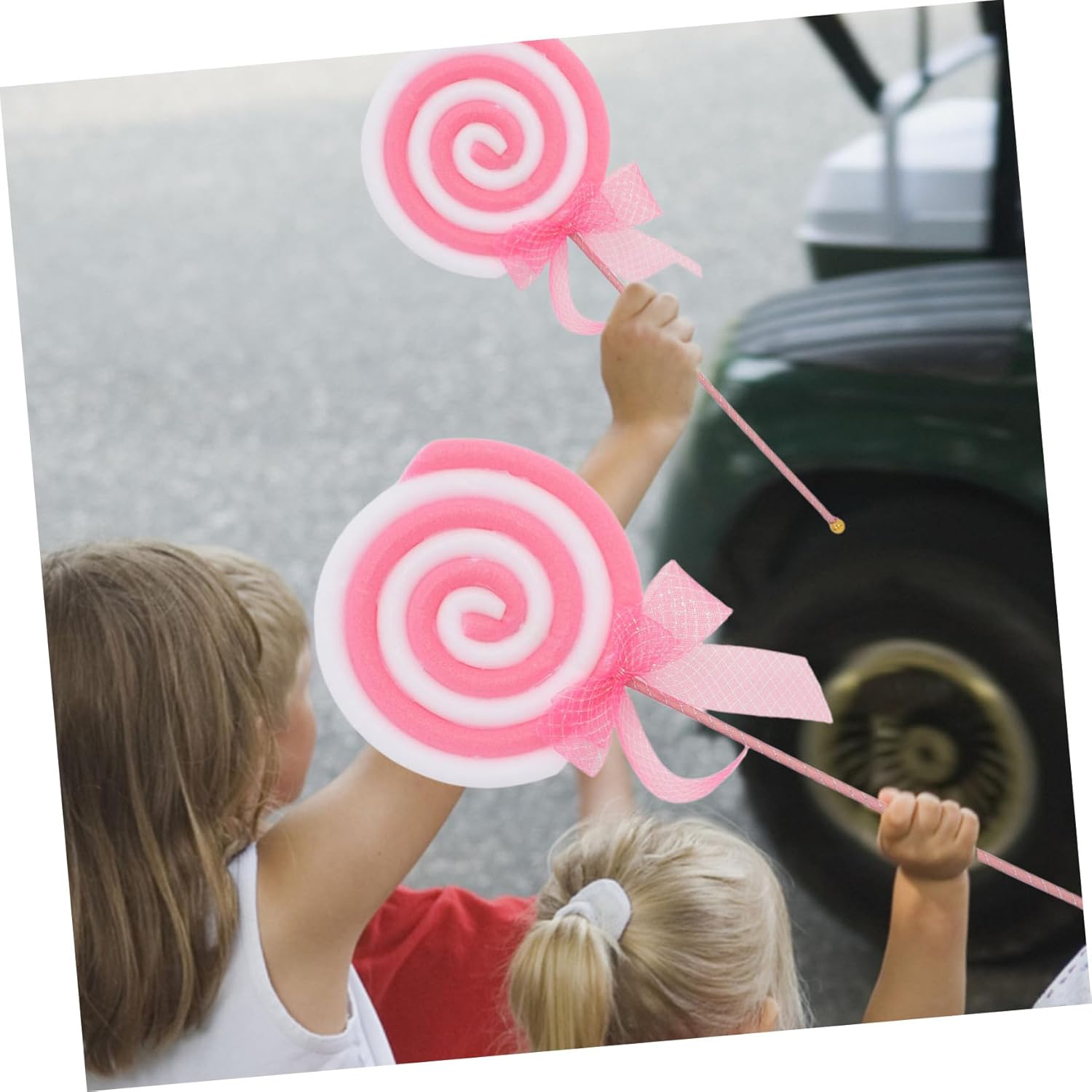 Cabilock 3pcs Prop Candy Giant Candy Lollipops Candies Pink Decor Fake Candy Simulation Prop Faux Candy Decoration Lollipop Photo Props Creative Tea Party Decoration Plastic