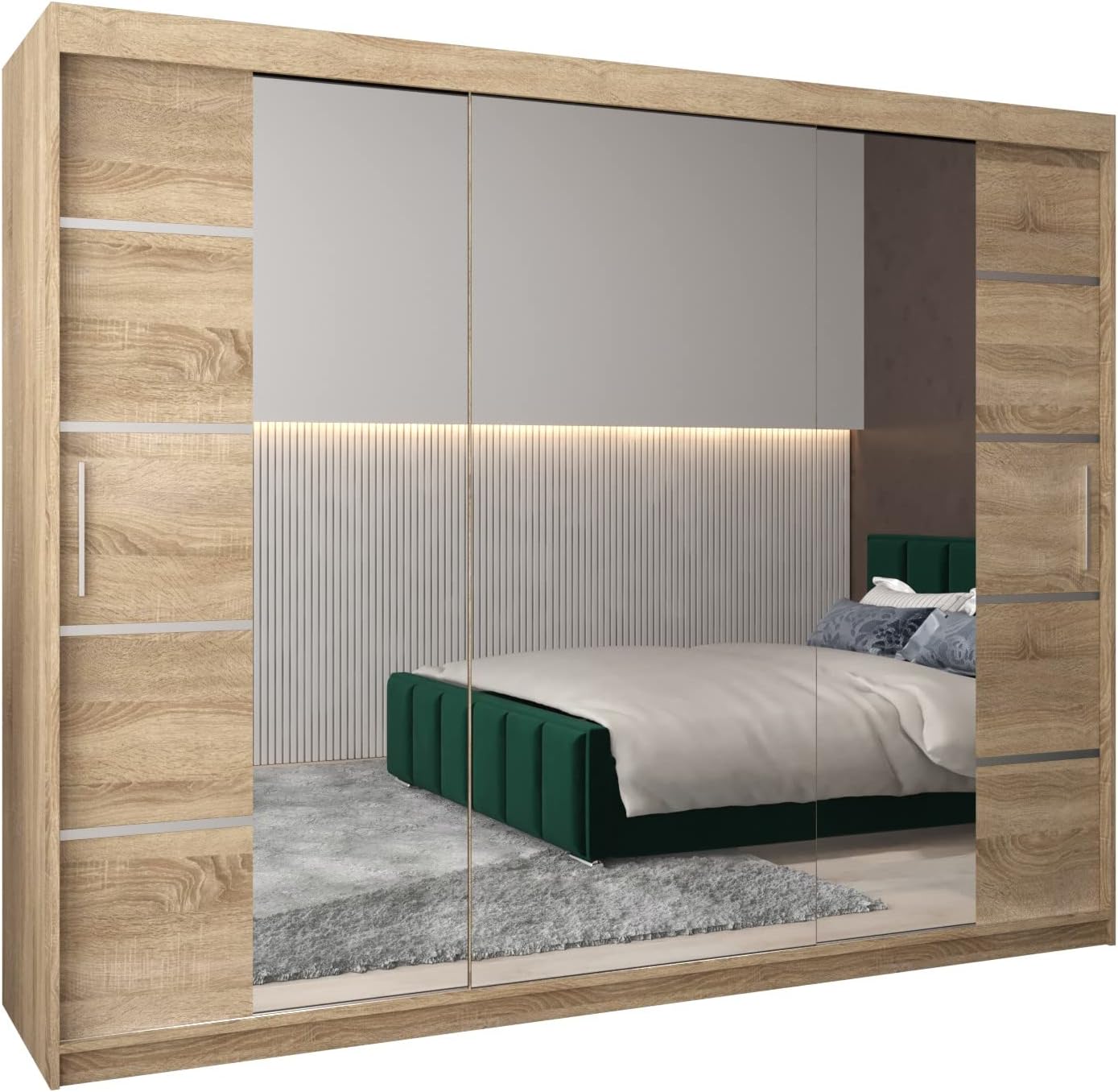 Armadio Lucy ad ante scorrevoli 200/150/62 2 porte (artisan