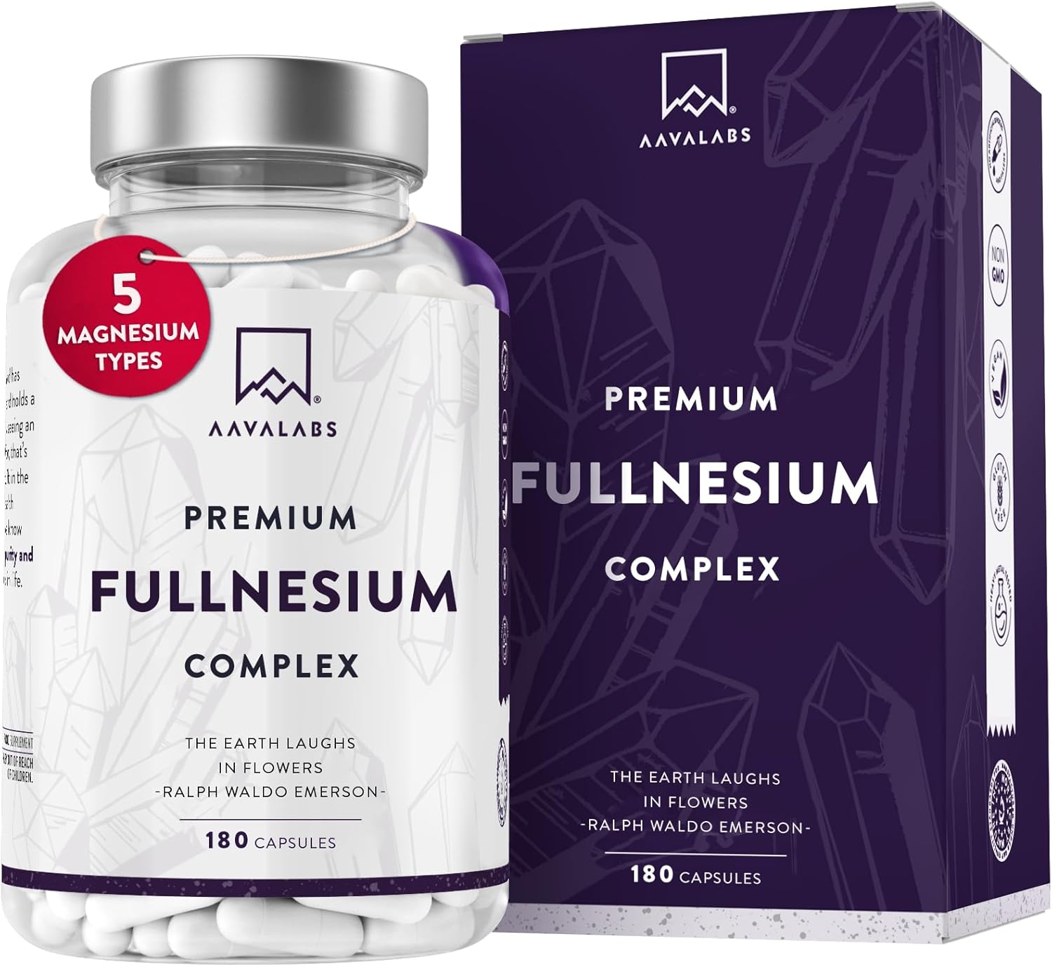 Magnesium Complex 1355mg per Daily Dose of which Elemental Magnesium