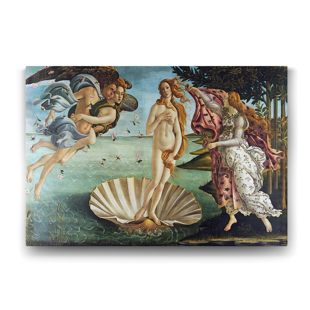 Sandro Botticelli - Venüs'ün Doğuşu Tablosu - 75x50cm