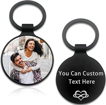Custom Keychain with Picture Personalized Photo Keychain customized keychains Personalized Gifts for Boyfriend Men