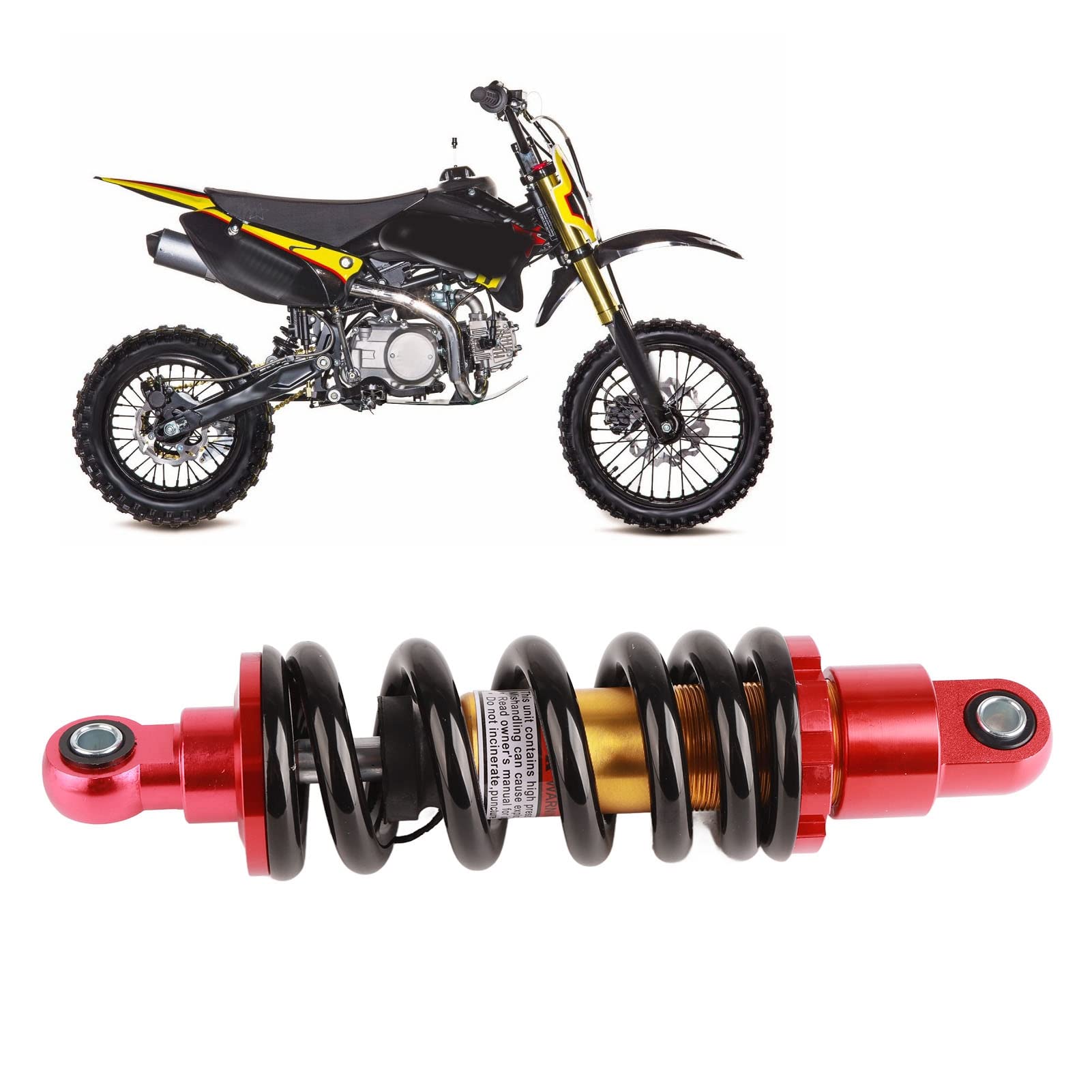Zawieszenie tylnego amortyzatora motocykla poprawia komfort jazdy w skuterach ATV typu Dirt Pit Bike