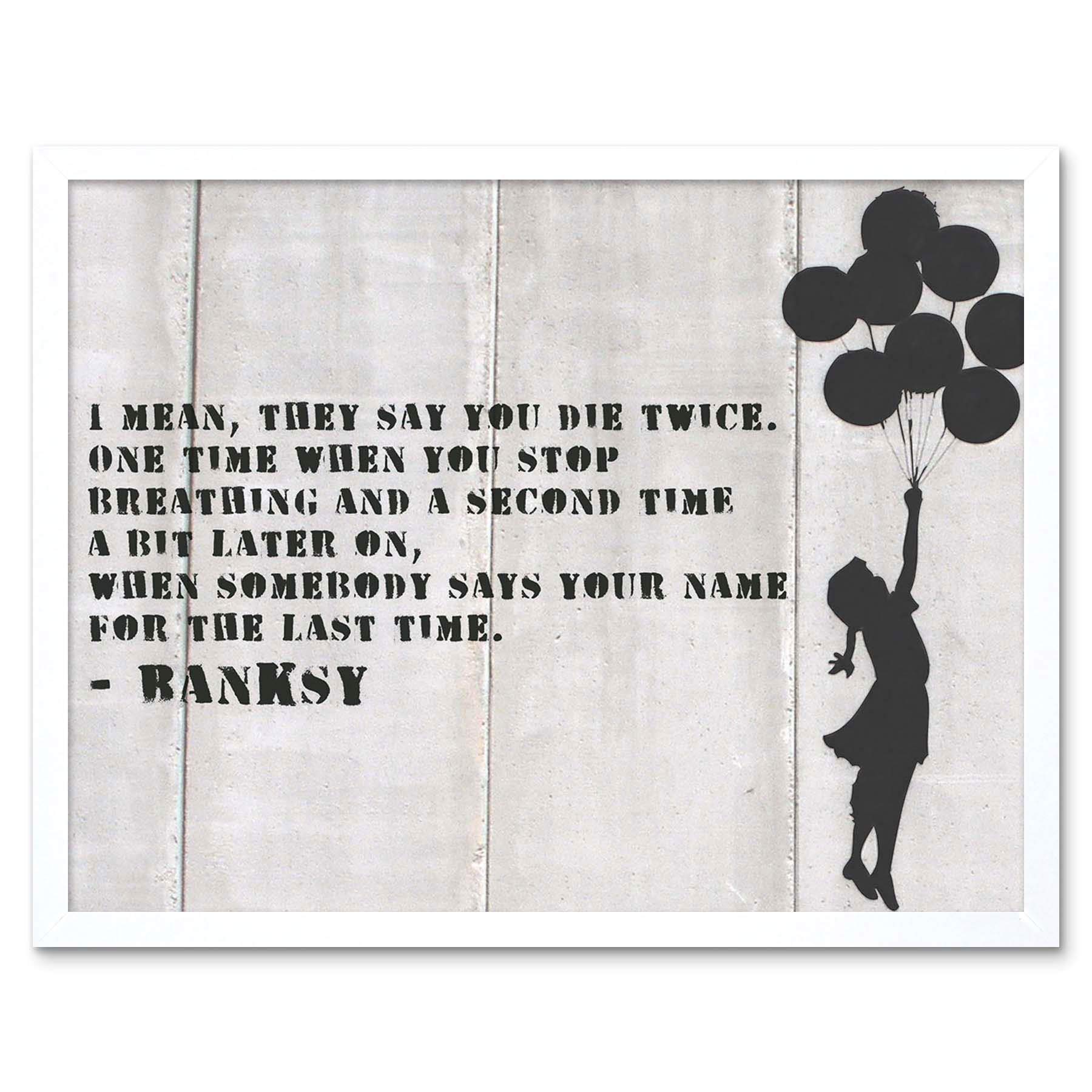 バンクシー BANKSY ポスター バルーン オリジナル Amazon.co.jp: Banksyバンクシー作品「ラブバルーン」印刷された