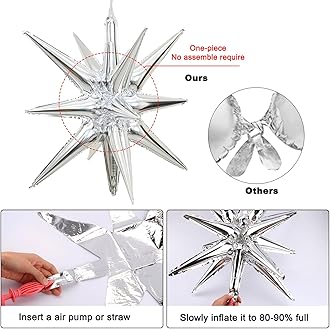 Black Purple Birthday Decorations for Women Girls Men, Purple and Silver Part...