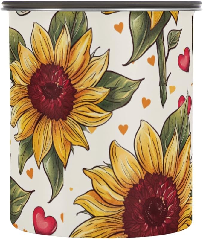 ALAZA Tarro Hermético Vintage Girasol 500ml Acero Inoxidable miniatura 4