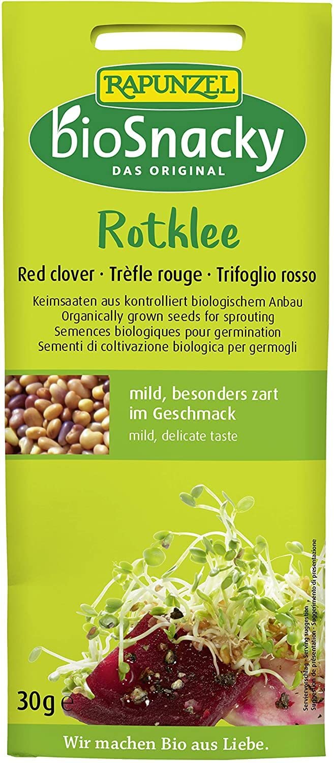 RapunzelBioSnacky Red Clover Seed 30gEU Organic