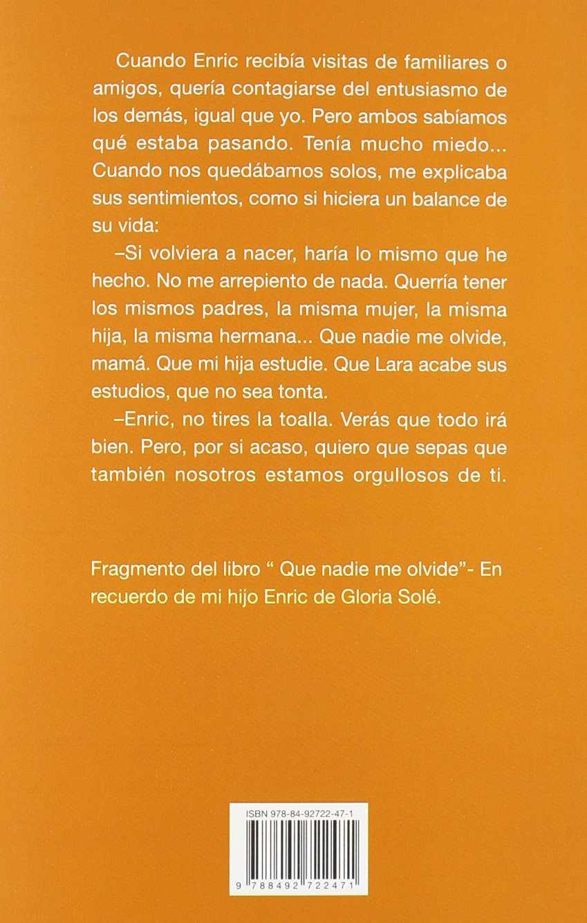 Que Nadie Me Olvide