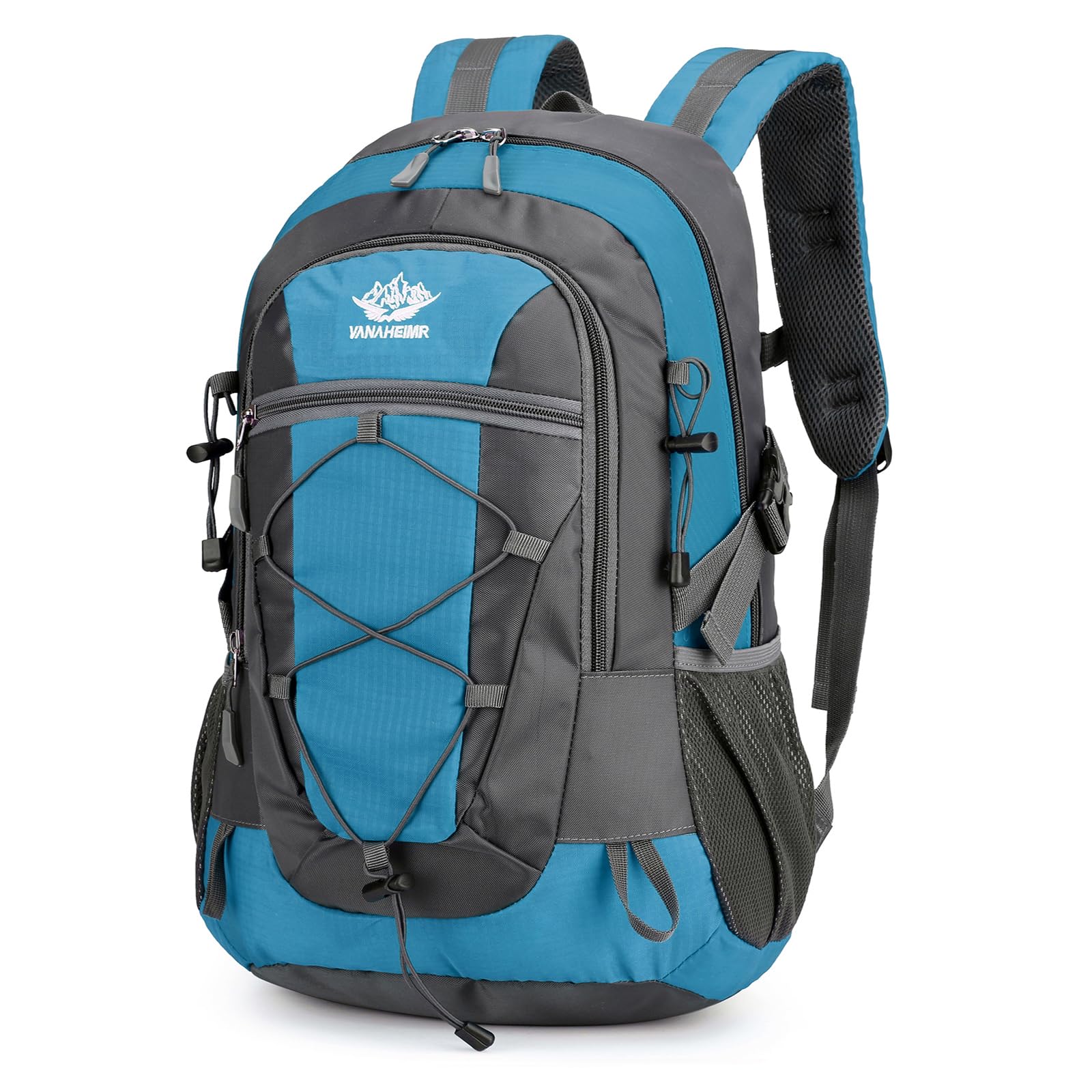 HUAXITRA Hiking Backpack Camping Backpack, 30L Lightweight Rucksack Travel Outdoor Daypack for Men Women, Water Resistant Rucksacks Climbing Backpack for Travel, Sports, Trekking, Cycling (Blue)