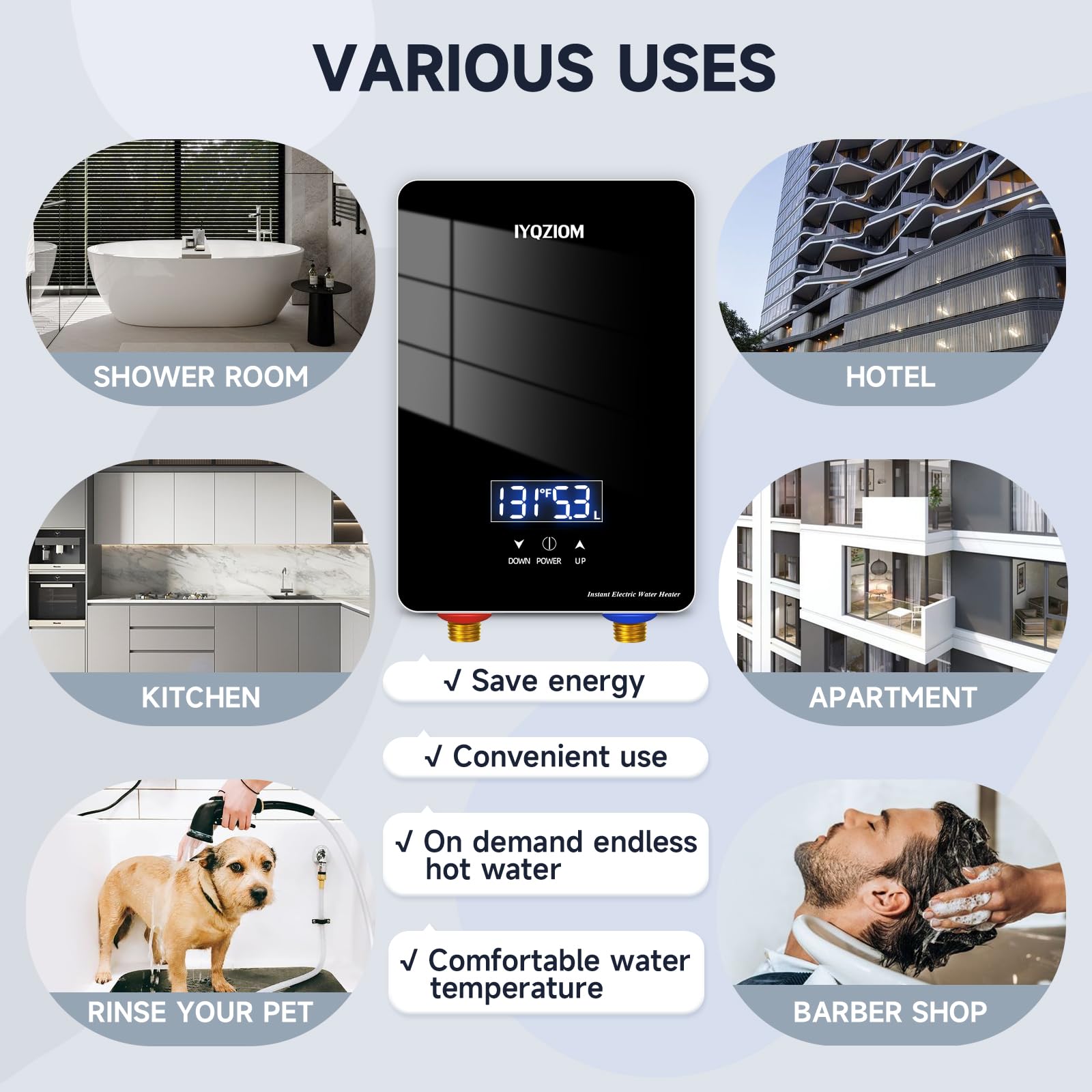 Whole House Electric Tankless Water Heater ThermoMate 14kW 240