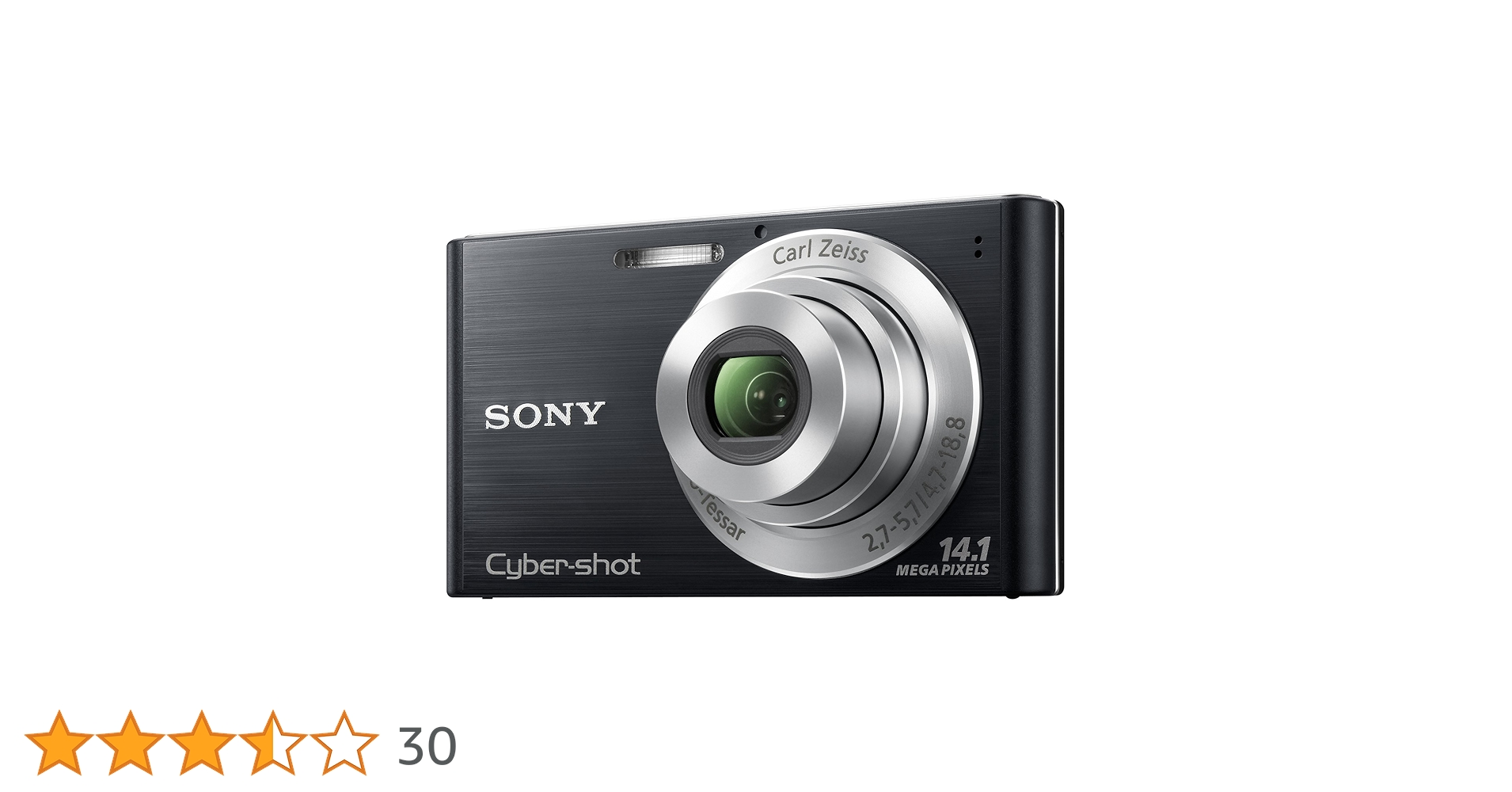 Sony Cybershot DSC-W320 Digital Camera 14.1 Megapixels Black