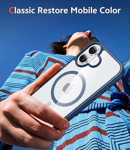 Miniatura 967 de Fntcase Funda para iPhone 15 Plus y 14 Plus de 6.7 pulgadas, magnética, a prueba de golpes de grado militar, antiamarilleo, delgada, protectora