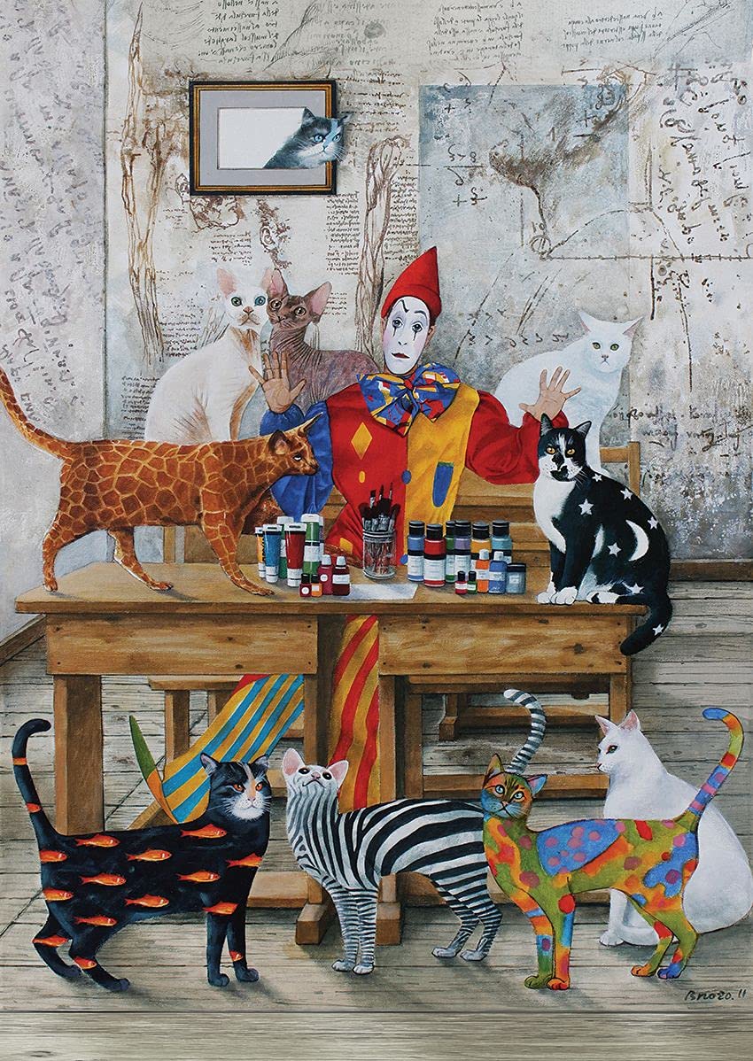 Heidi Art Puzzle My Colorful World 1500 Piece Jigsaw Puzzle