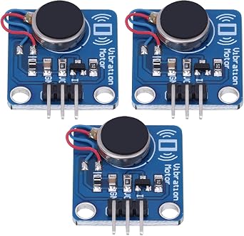 3PCS Vibration Motor,PWM Precise Control Vibration Motor Module,DC5V 9000RPM Haptic for DIY Projects and Interactive Devices Industry Machine Electric Machine