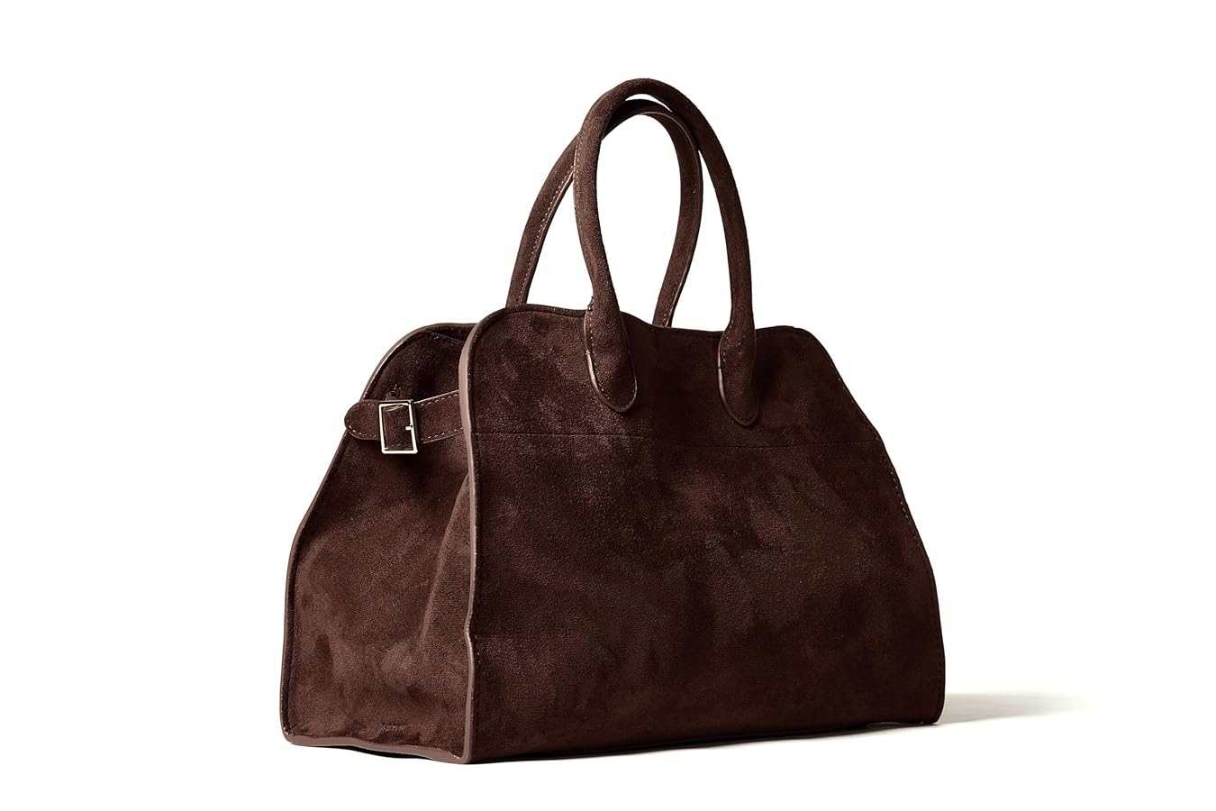 Amazon.com: Kurava Brown Faux Suede Handbag Tote Hobo Bag