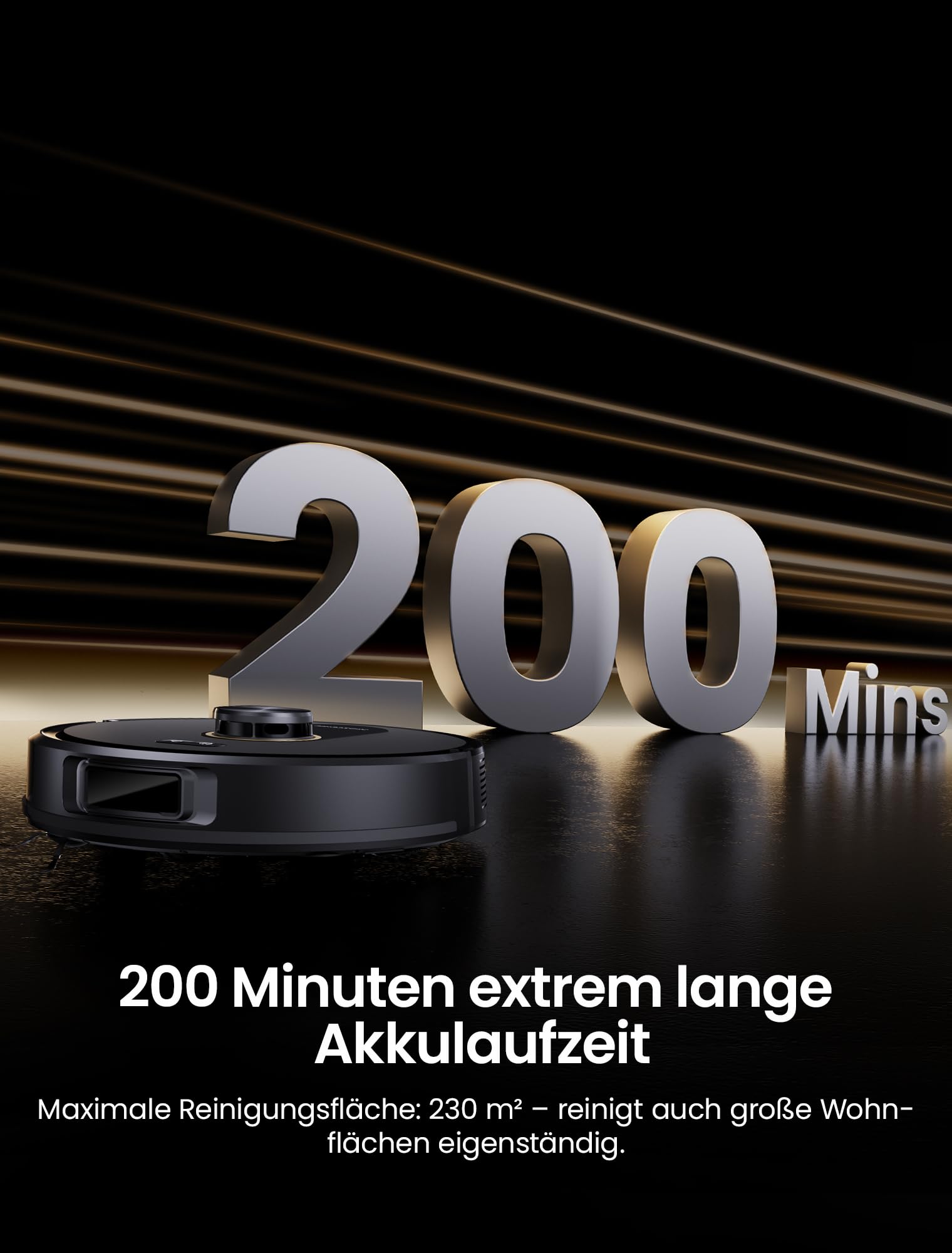 Proscenic Q20 Saugroboter mit Wischfunktion, 10000 Pa Saugkraft 200 min Staubsauger Roboter mit Absaugstation, Hindernisvermeidung, 3-in-1 Saug und Wischroboter für Tierhaare, Teppiche, Hartböden