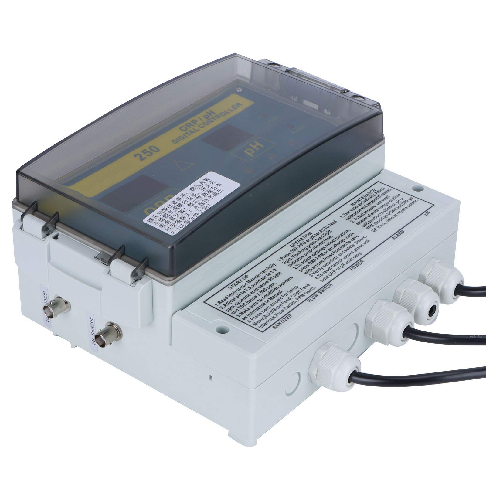 Gonetre Monitor de Calidad del Agua para Piscina, Medidor ORP de PH de