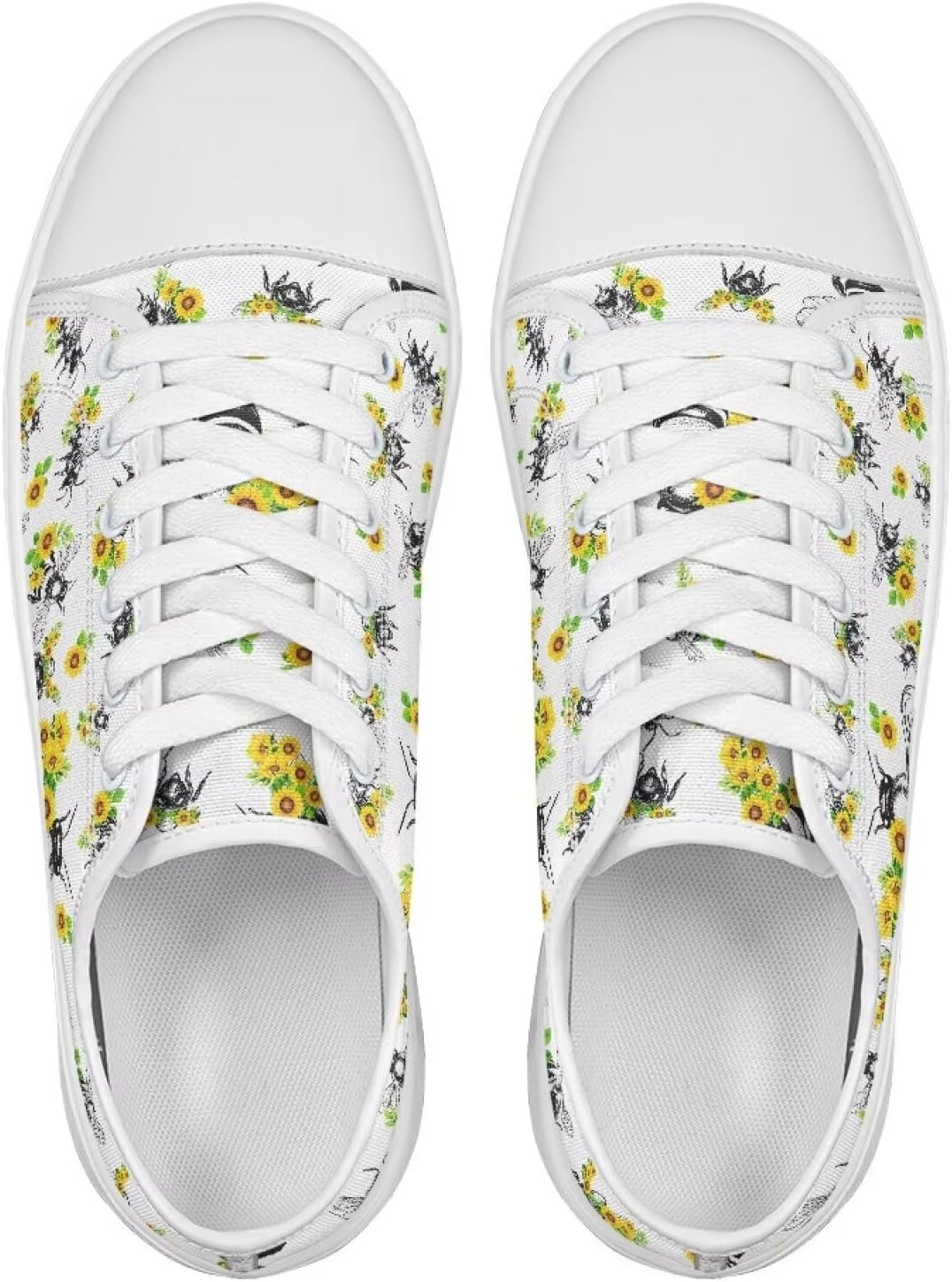 Women's Lightweight Canvas Slip on Shoes Tennis Walking Shoe Casual Retro Loafers SizeUS 6-13.5