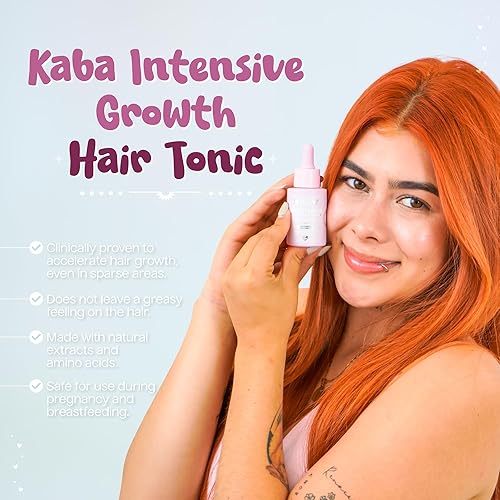 Miniatura 3 de Kaba Producto para el crecimiento del cabello, aceite para el crecimiento del cabello para un cabello más saludable, fortalece el folículo piloso,
