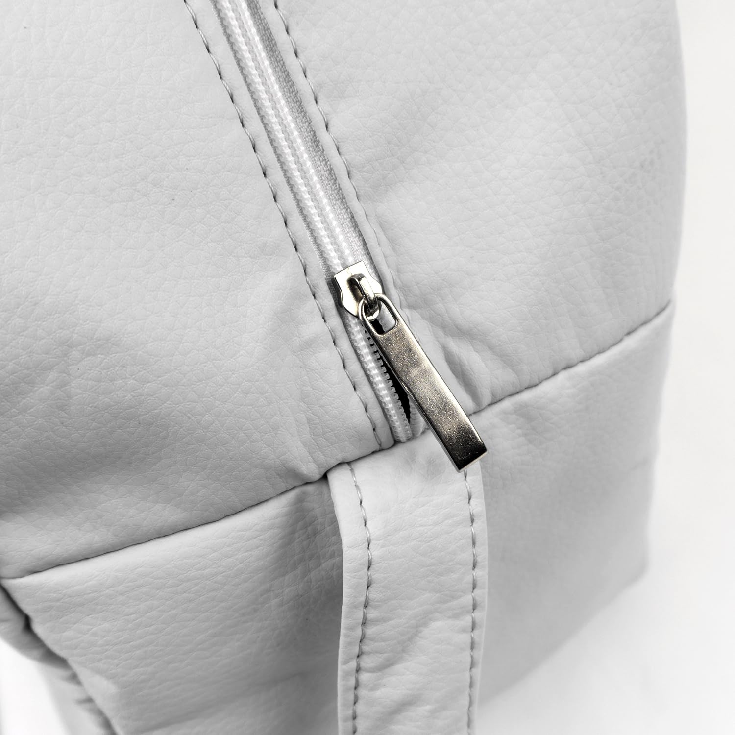 Bolso Carro Bebé Personalizado - Beige | Bolsa de Maternidad para Carro y Hospital | Bolso Maleta Carrito Bebé de Polipiel Acolchado con Nombre Bordado | Fabricado en España | 43x30x23 cm